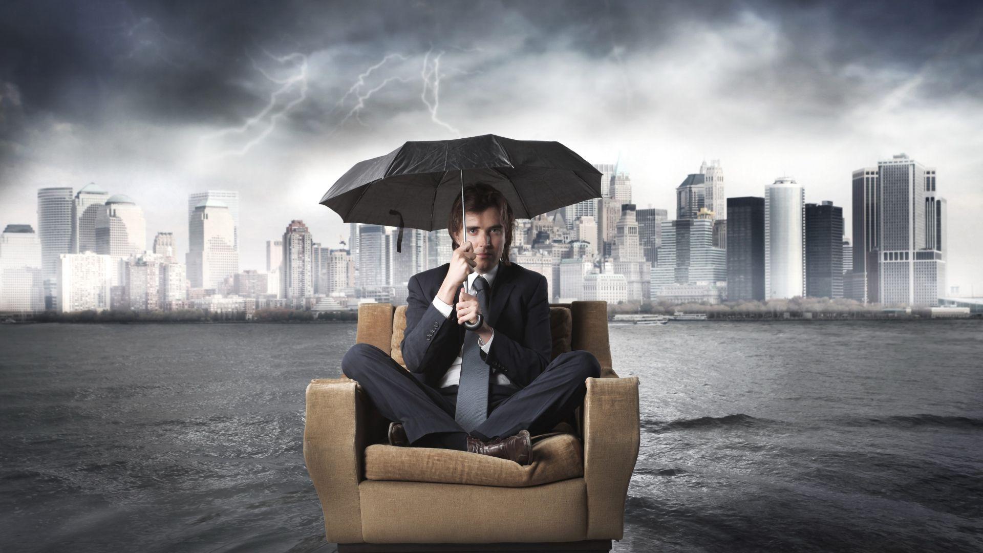 1920x1080 Businessman, Chair, Flood HD Image Of Men, HD
