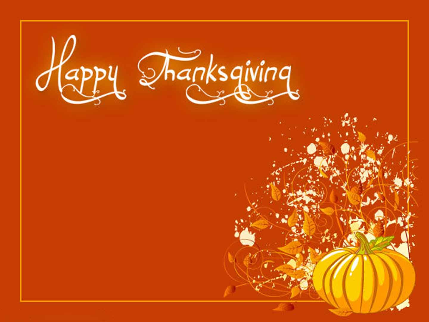 1440x1080 Free download Simple Happy Thanksgiving Wallpaper