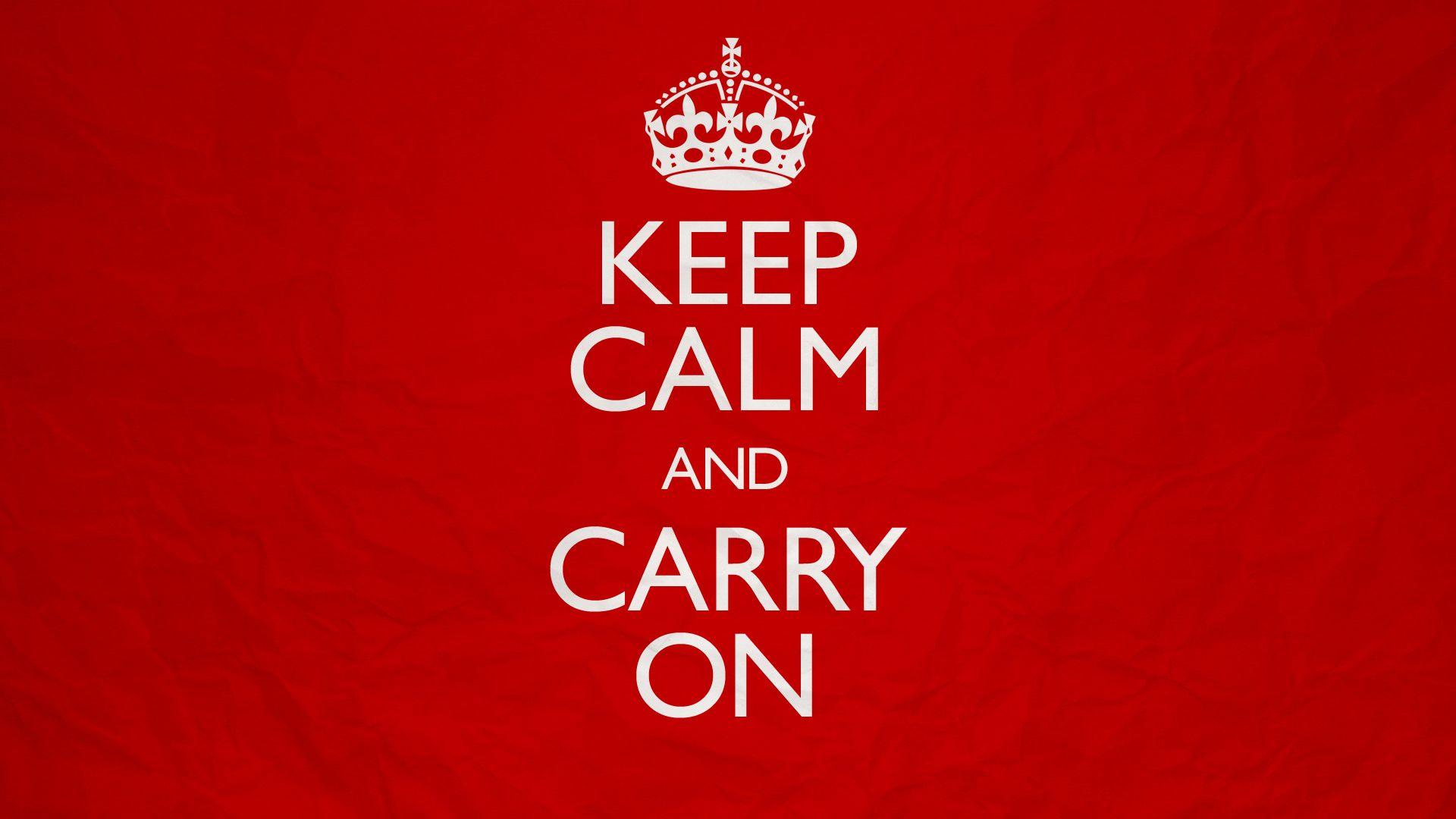 1920x1080 Free download Description Red Keep Calm Wallpaper is a hi res
