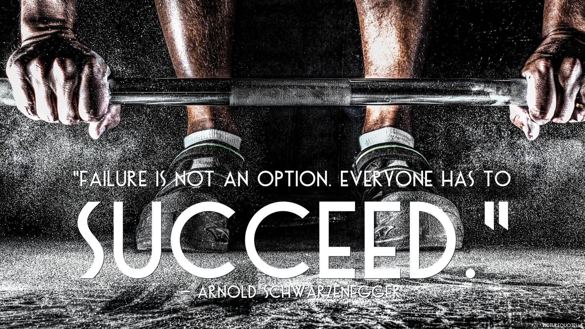 1920x1080 Failure is not an option. Everyone has to succeed