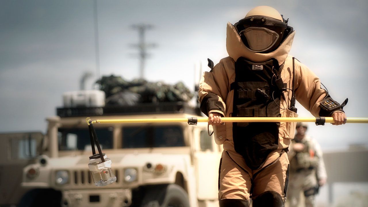 1280x720 Bomb Squad Technician Wallpaper