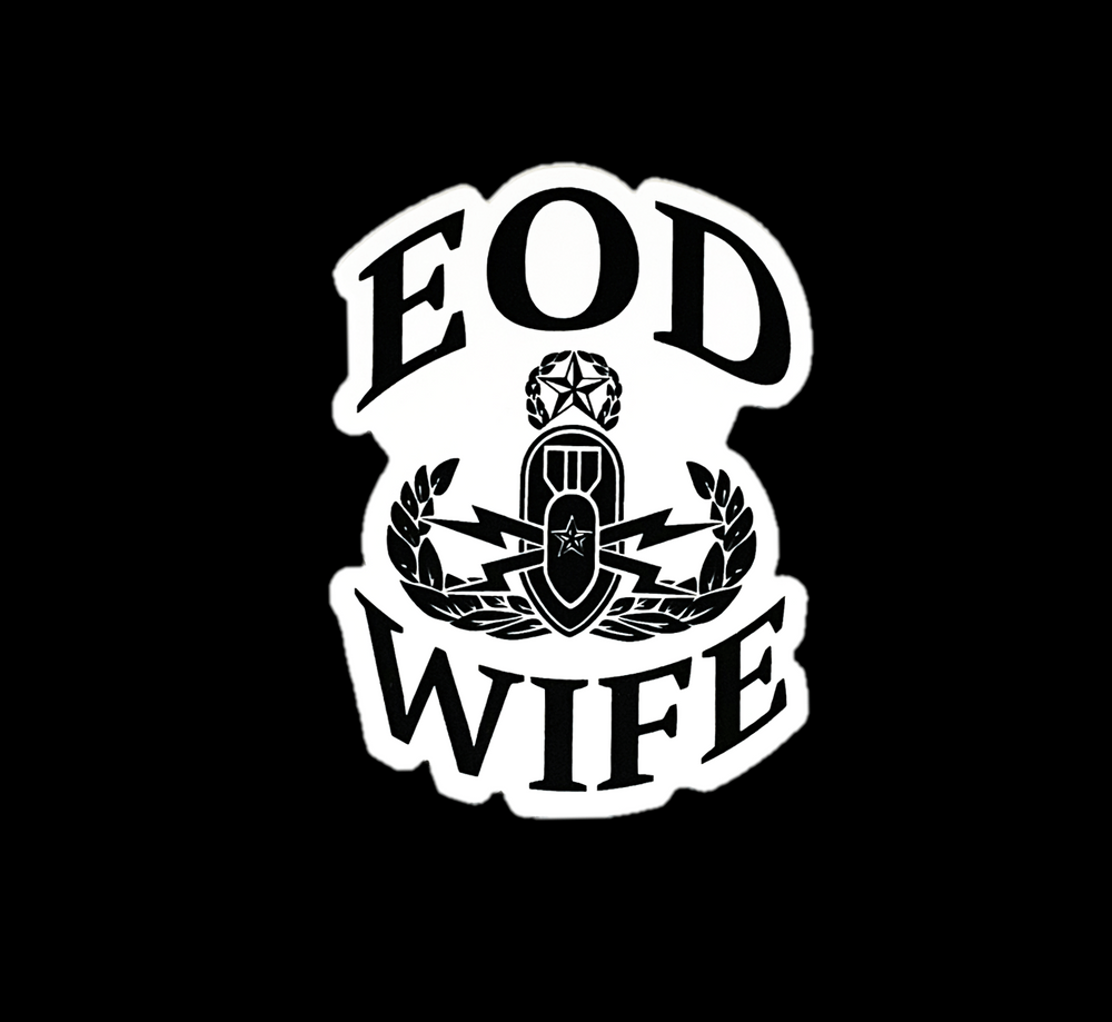 1000x919 EOD Wife Badge Sticker