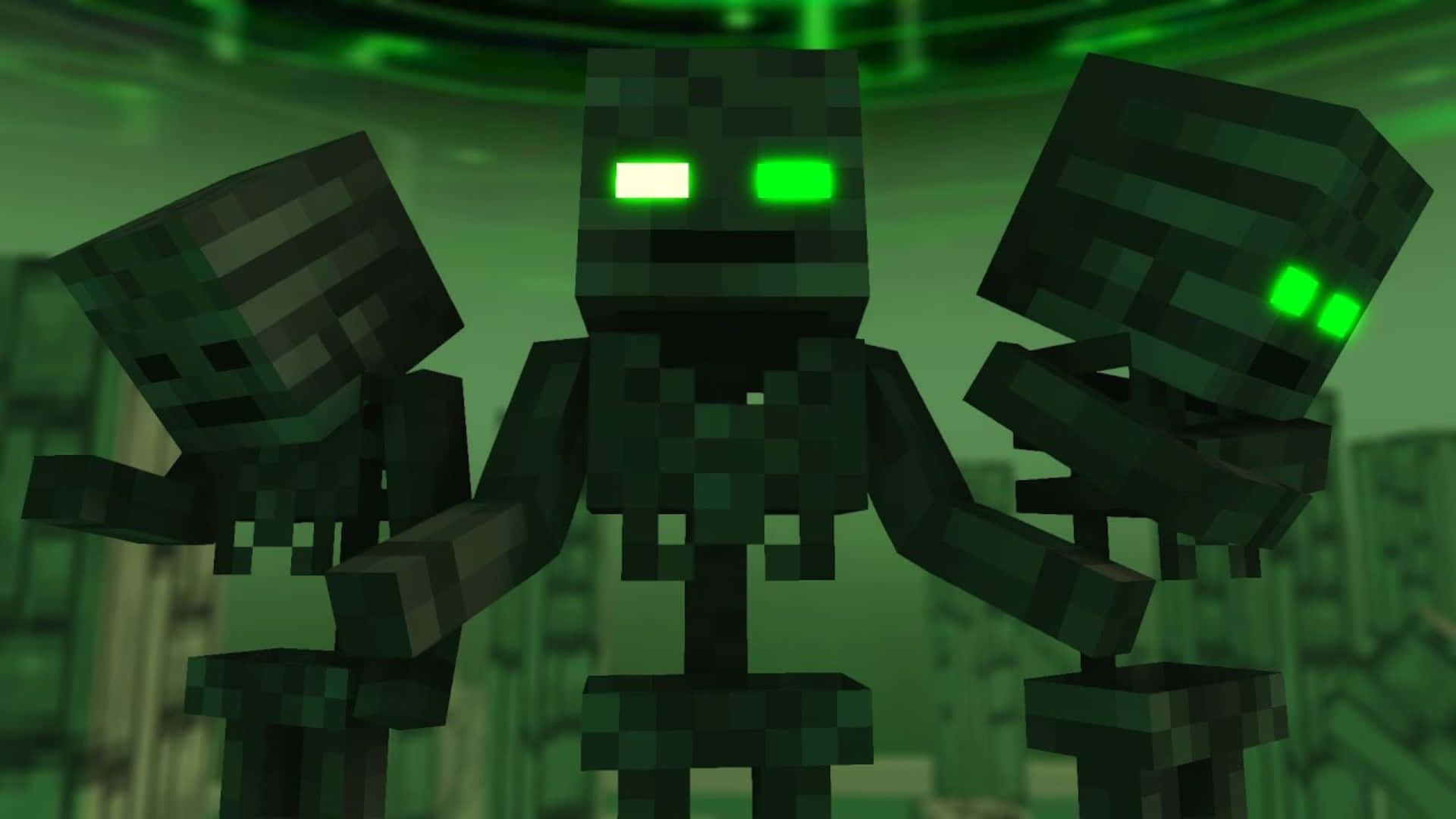 1920x1080 Minecraft Wither Wallpaper