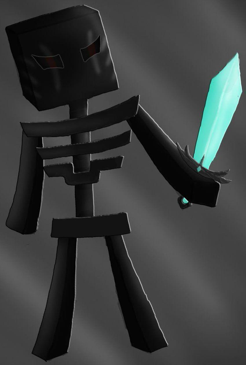 850x1259 Minecraft Wither Skeleton HD phone wallpaper