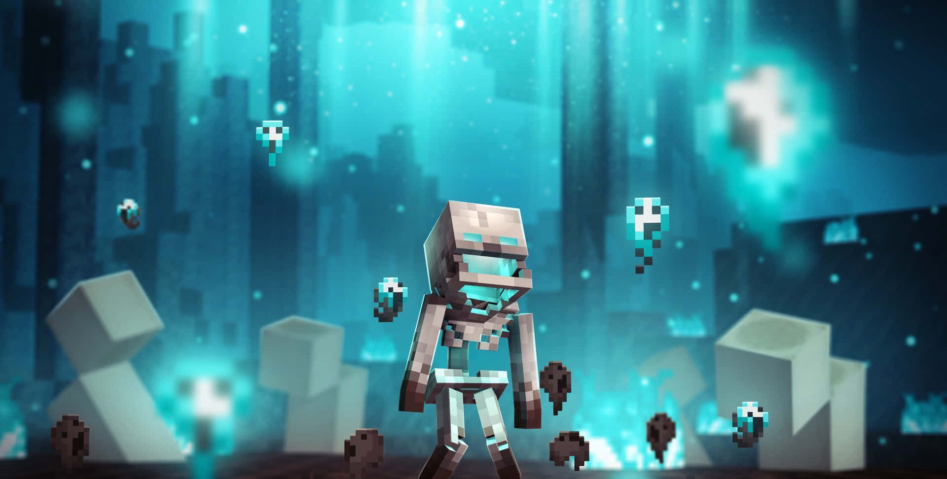 1920x972 Minecraft Skeleton Wallpaper