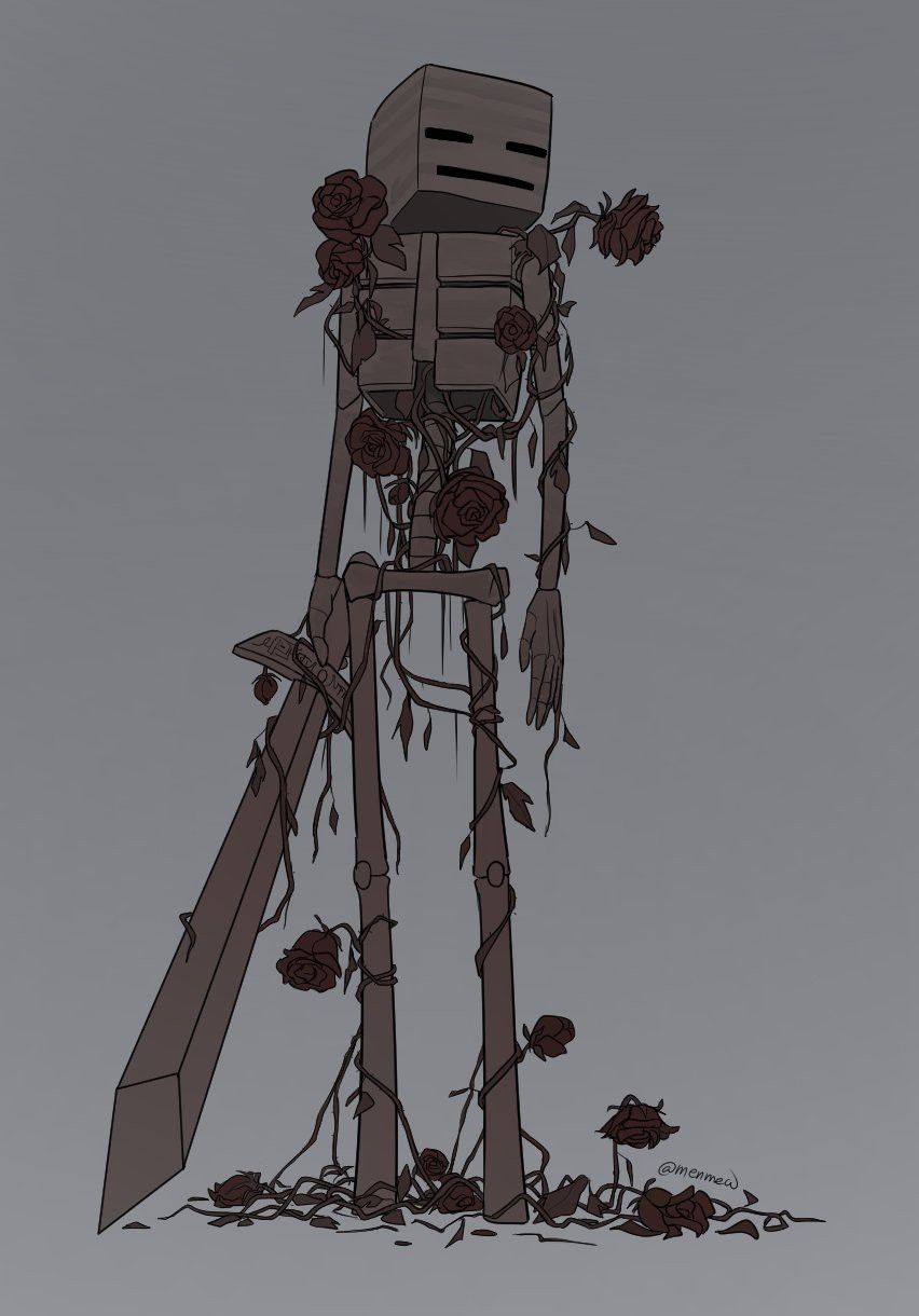 852x1220 Discover 7 fanart<3 and minecraft art ideas. minecraft drawings, minecraft anime, minecraft wither and more
