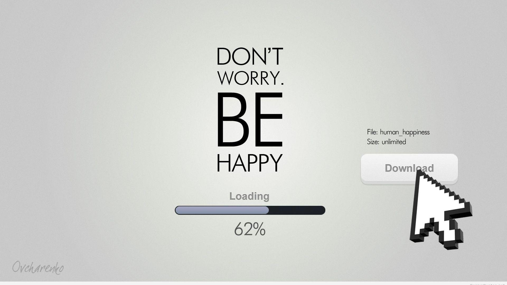 1920x1080 Free download Happy wallpaper with quotes SF Wallpaper 1920x1107