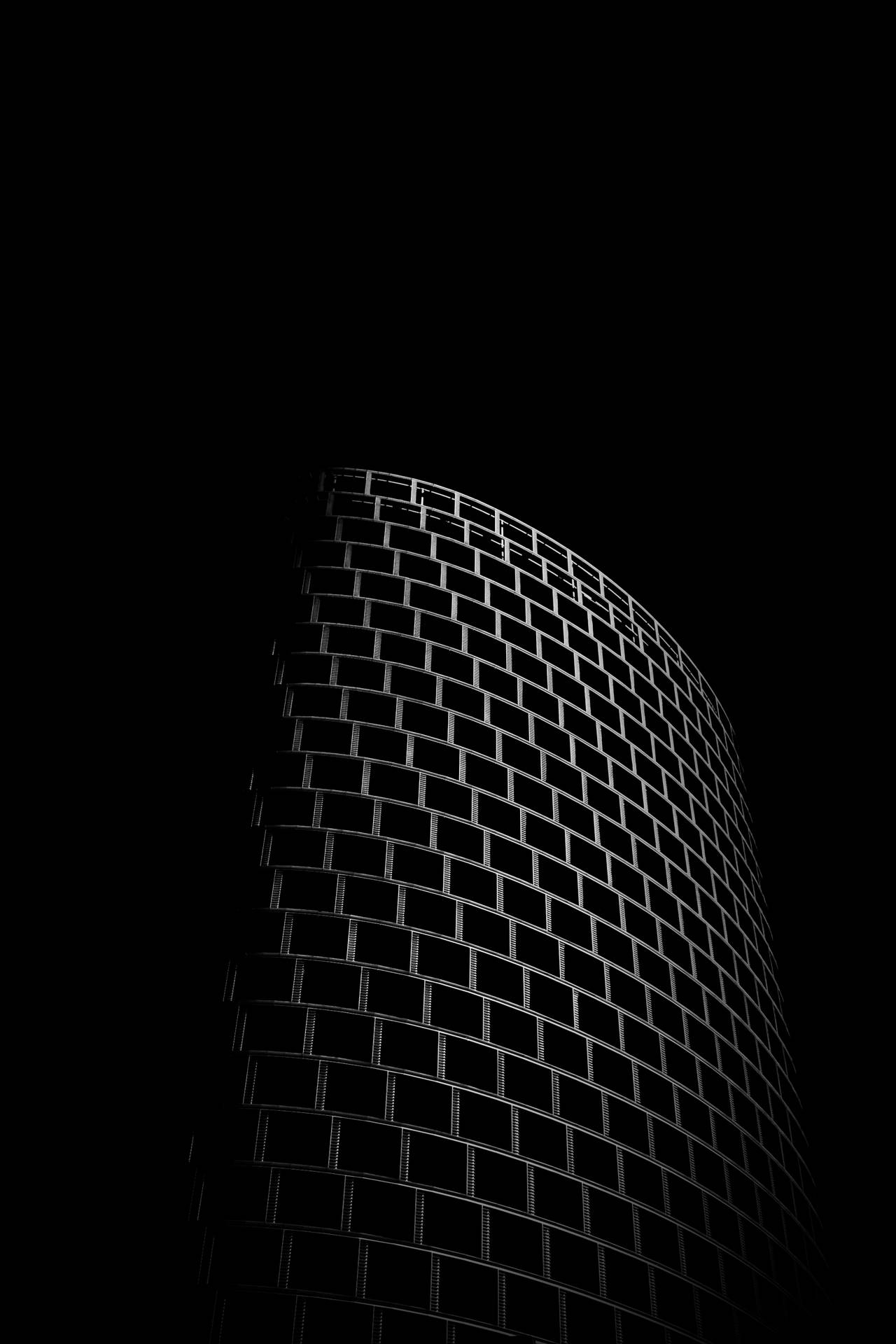1280x1920 Black Phone Wallpaper