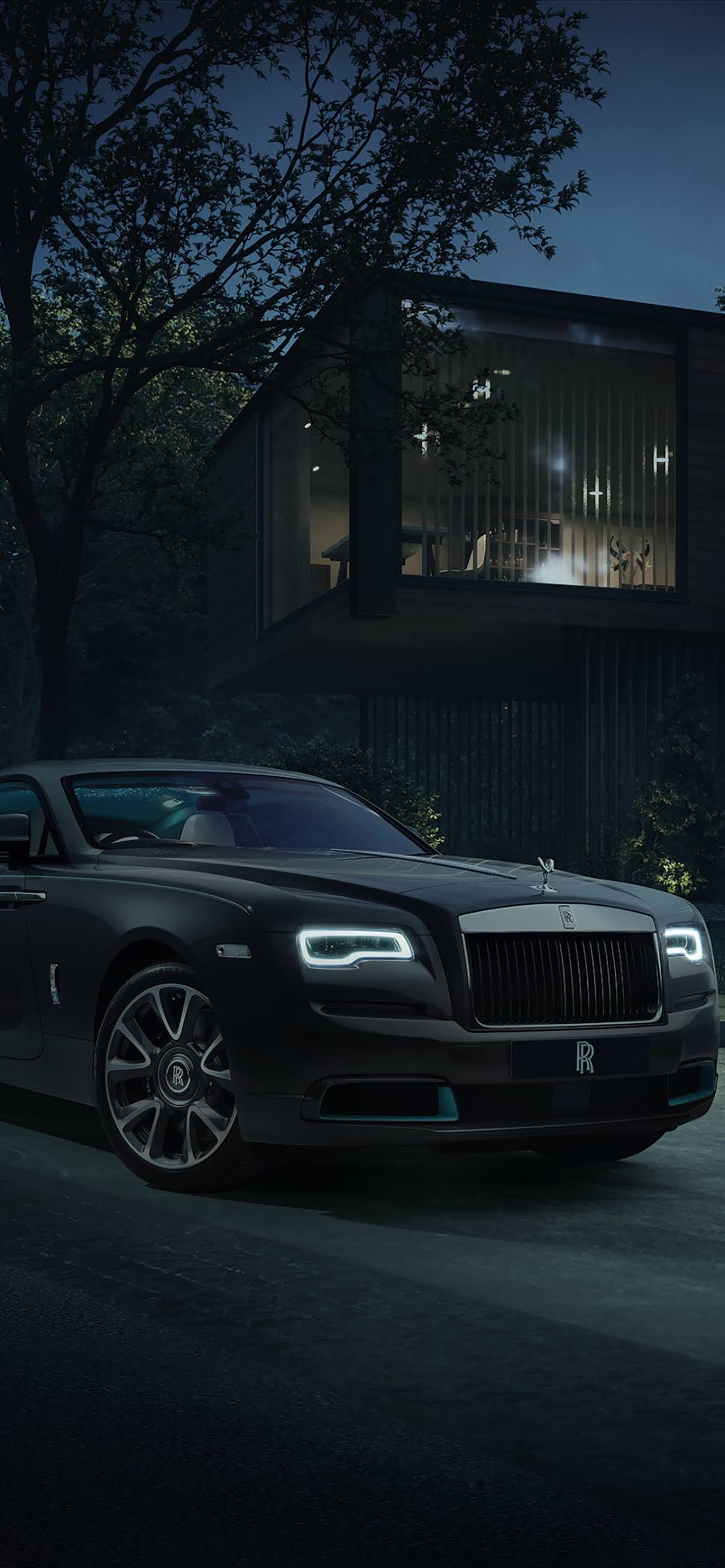 1205x2608 Black Rolls Royce Mobile Wallpaper, luxury car Mobile Walls