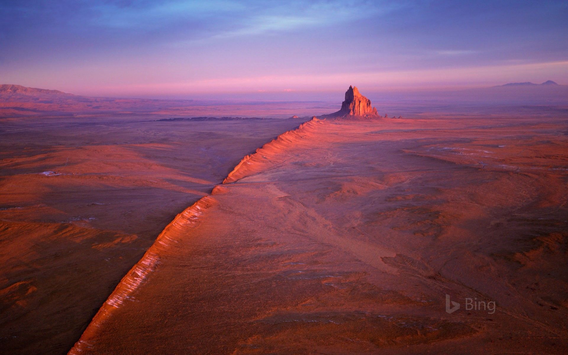 1920x1200 Shiprock in the Navajo Nation of New Mexico Wallpaper