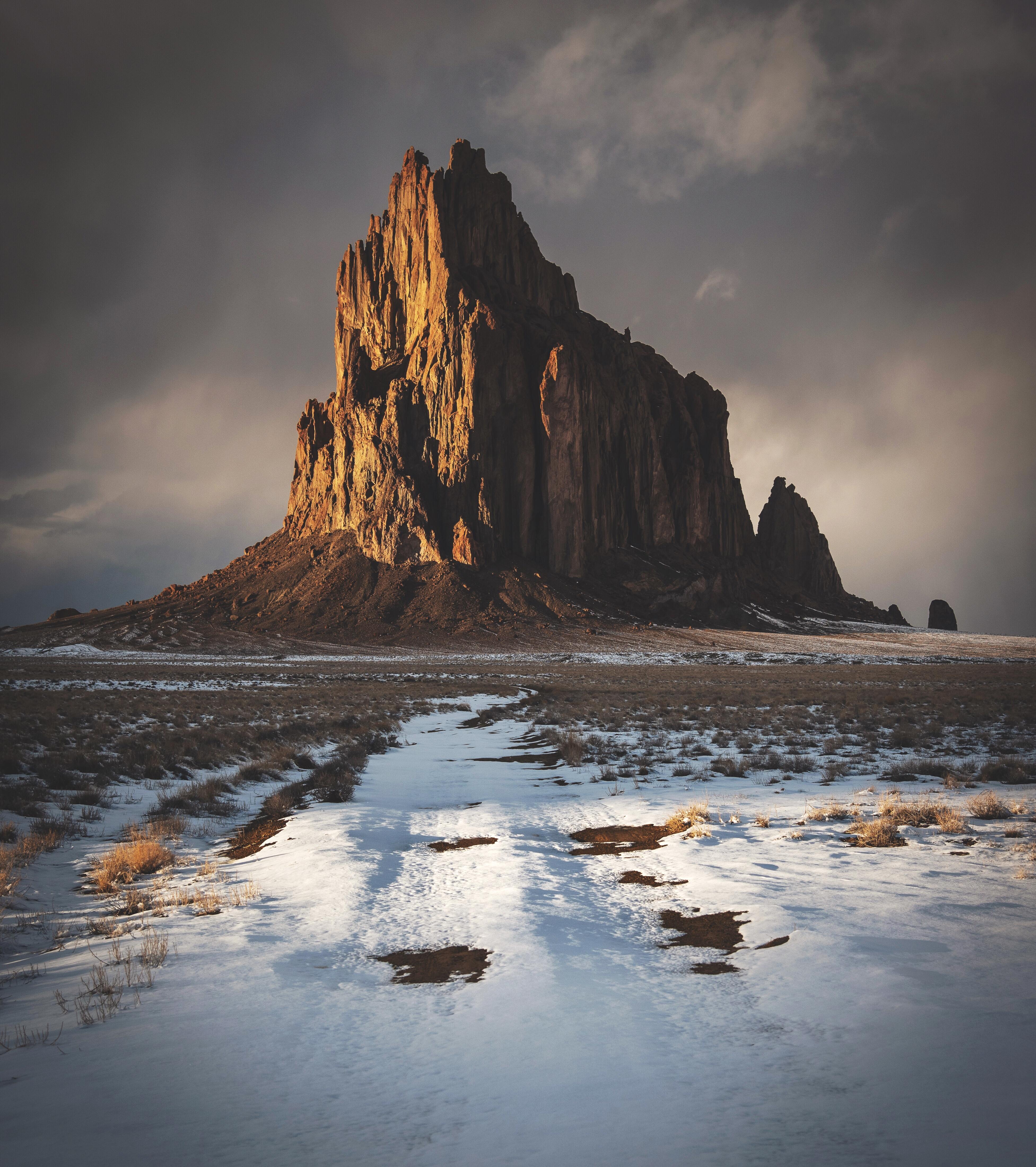3907x4401 The moody and monolithic Shiprock in NM [OC] [3907 x 4401]