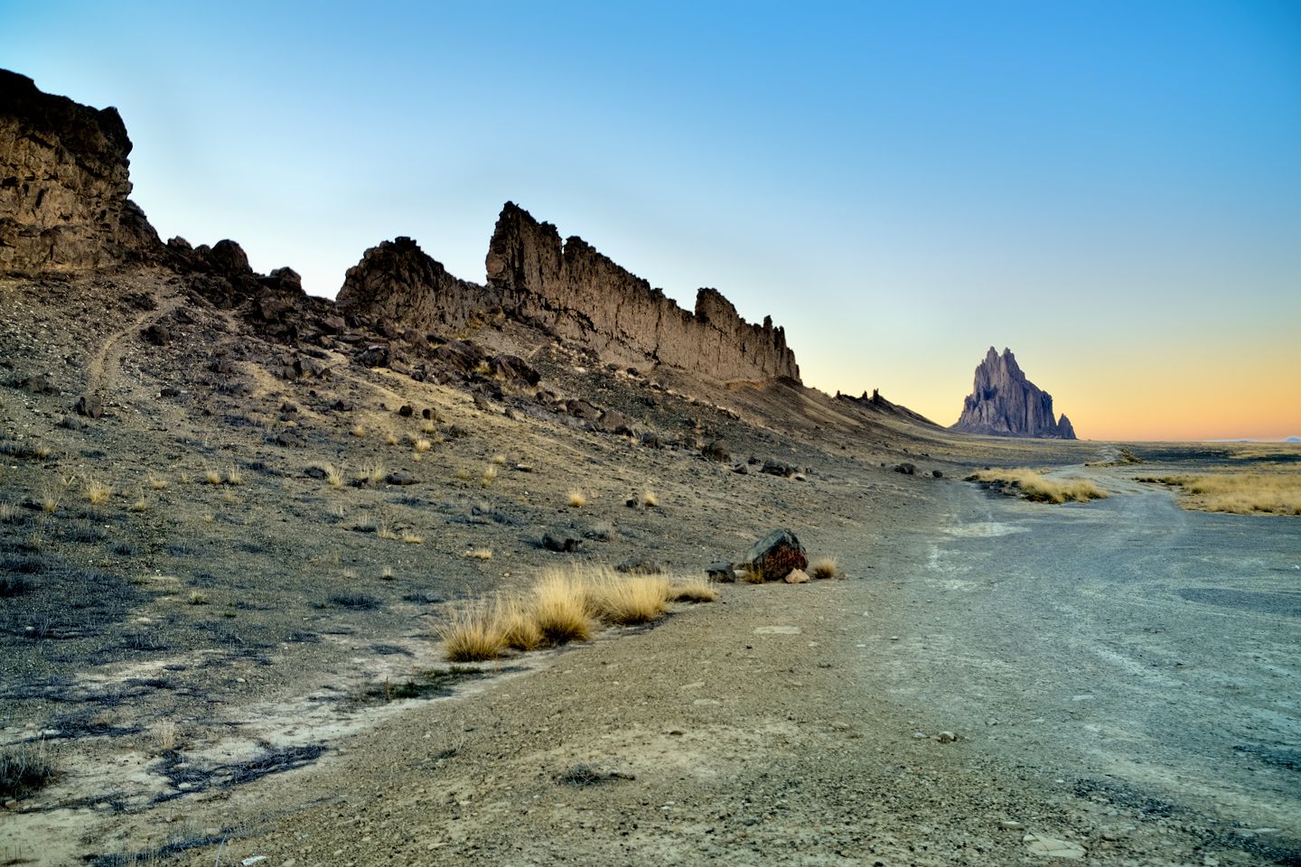 1440x960 A Serendipitous Sunset at Shiprock