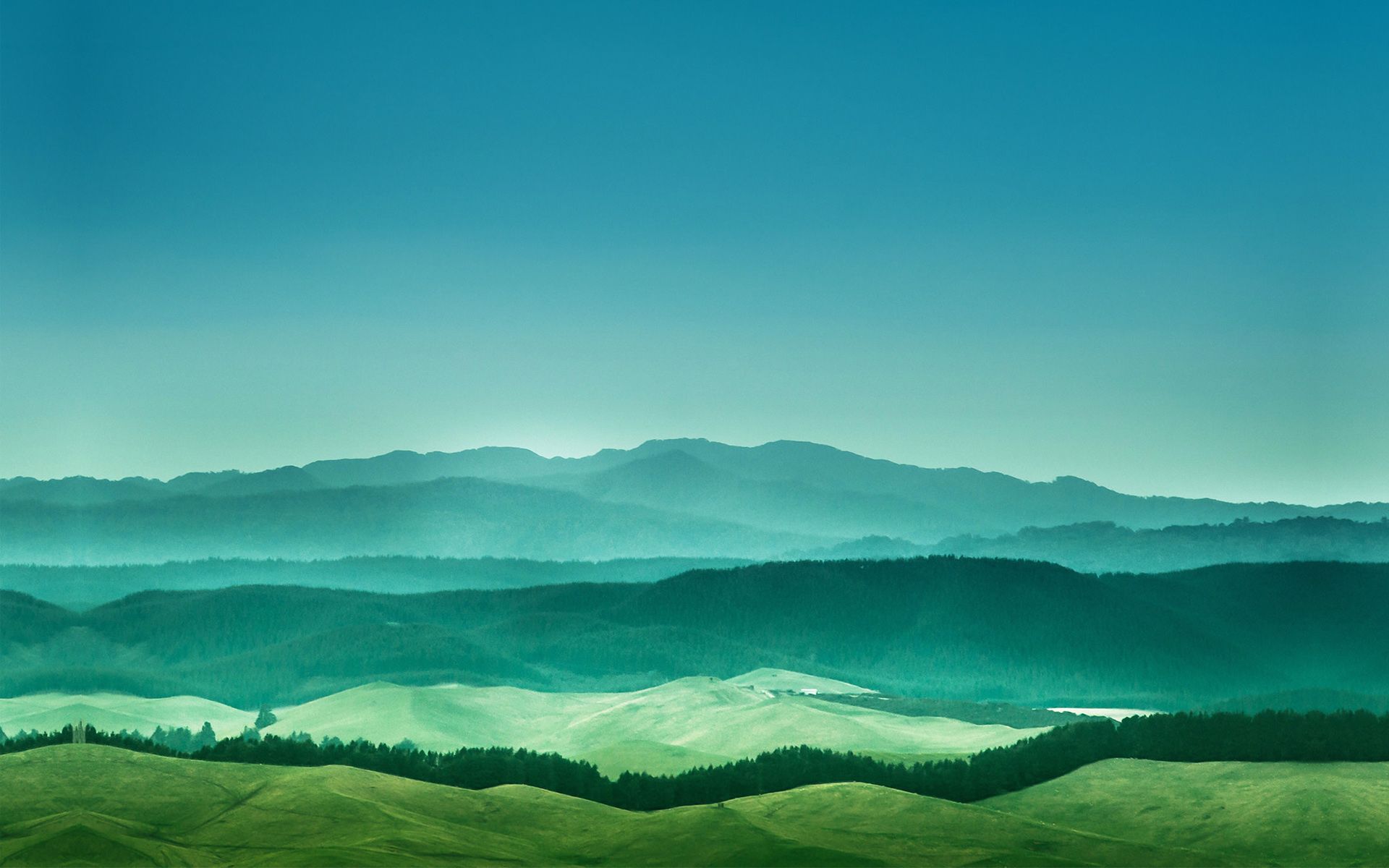 1920x1200 Far Mountains Wallpaper
