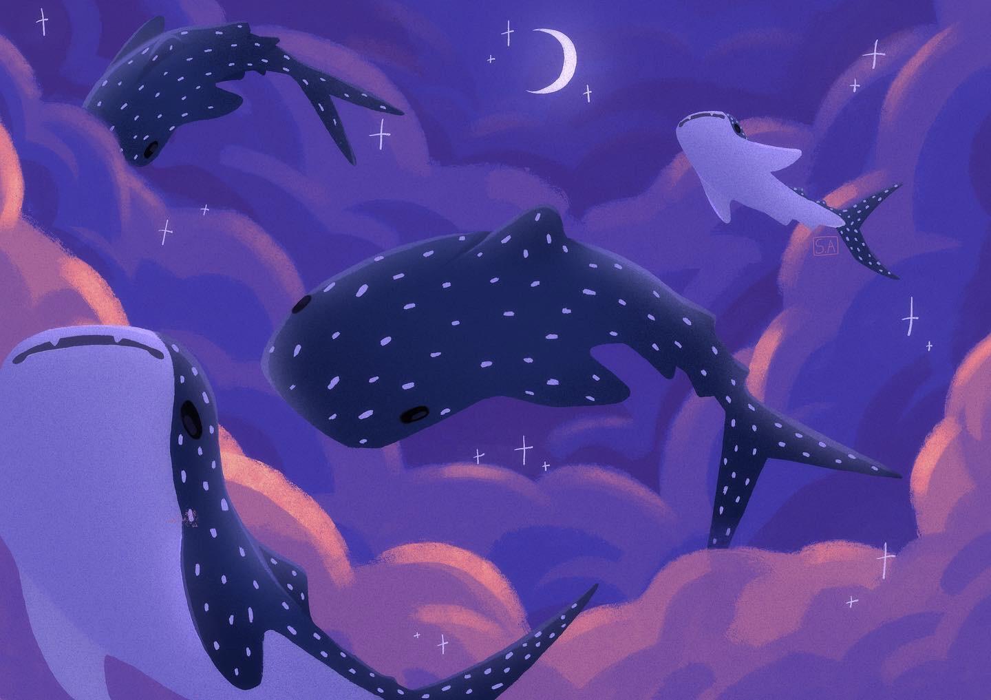 1440x1017 Whale sharks