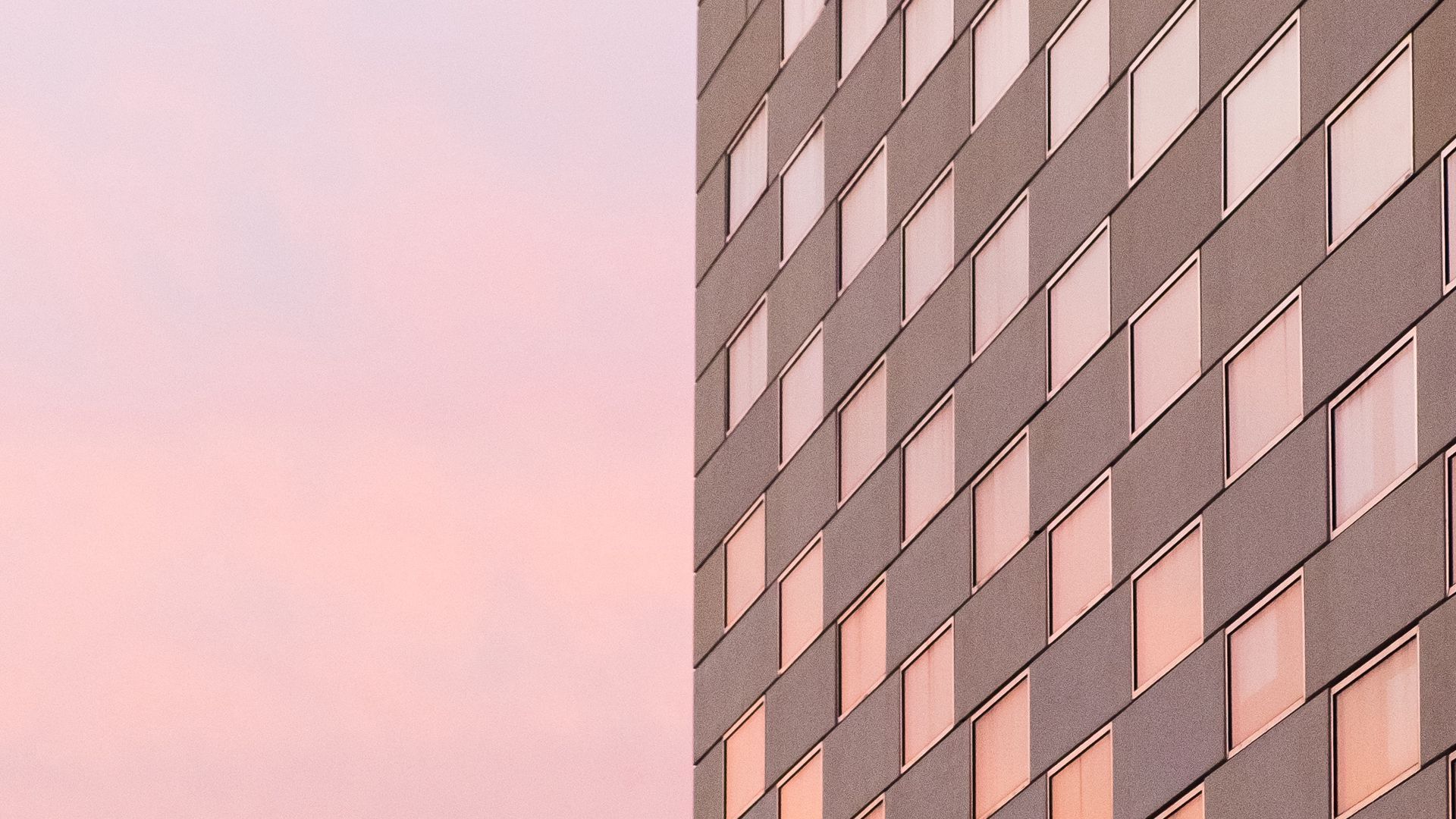 1920x1080 Download wallpaper 1920x1080 building, facade, minimalism, architecture full hd, hdtv, fhd, 1080p HD background