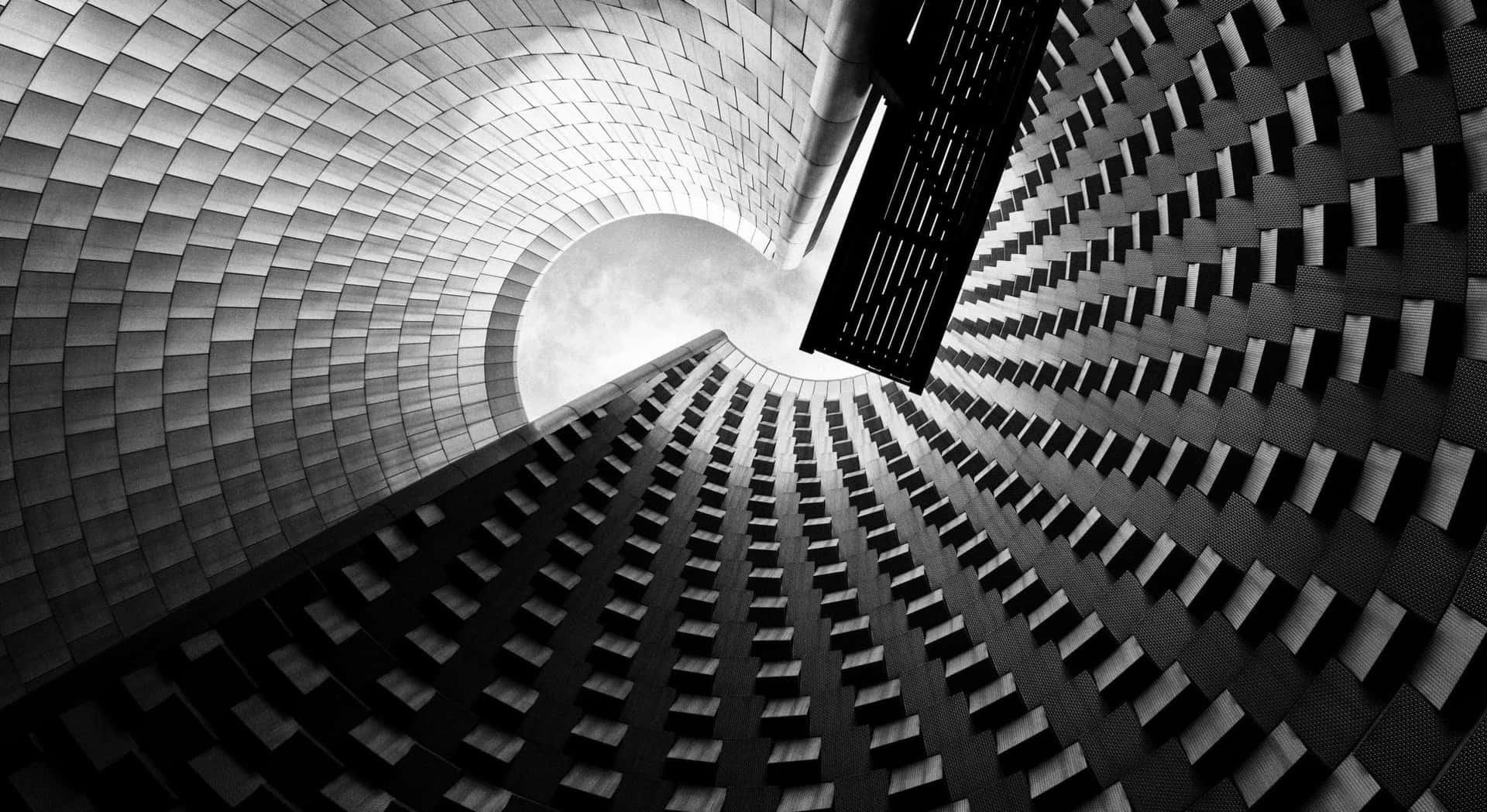 1920x1049 Download Captivating Black and White Architectural Photography Wallpaper