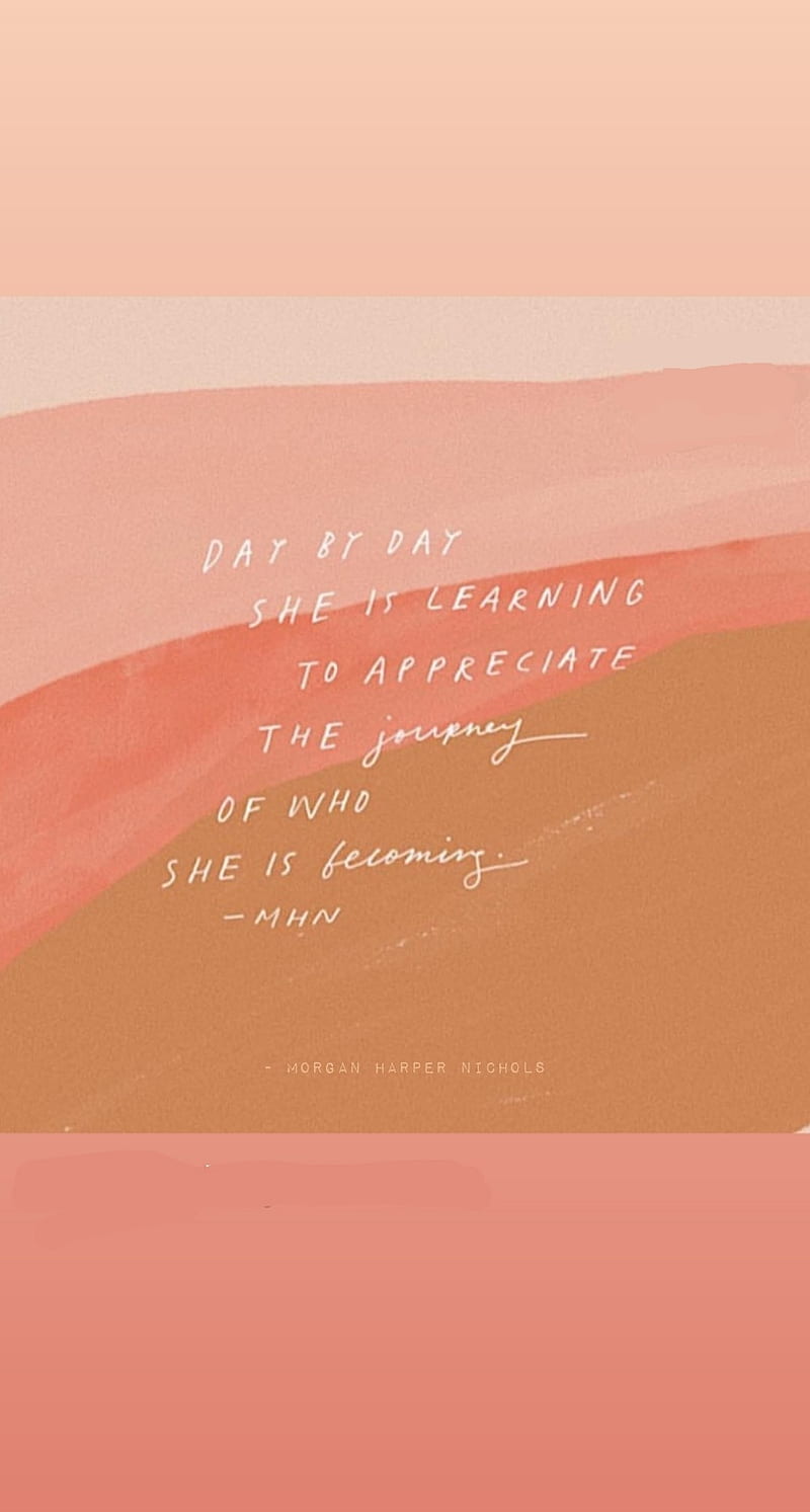 800x1493 Day By Day MHN Quote, beige, encouragement, encouraging, inspirational quote, HD phone wallpaper