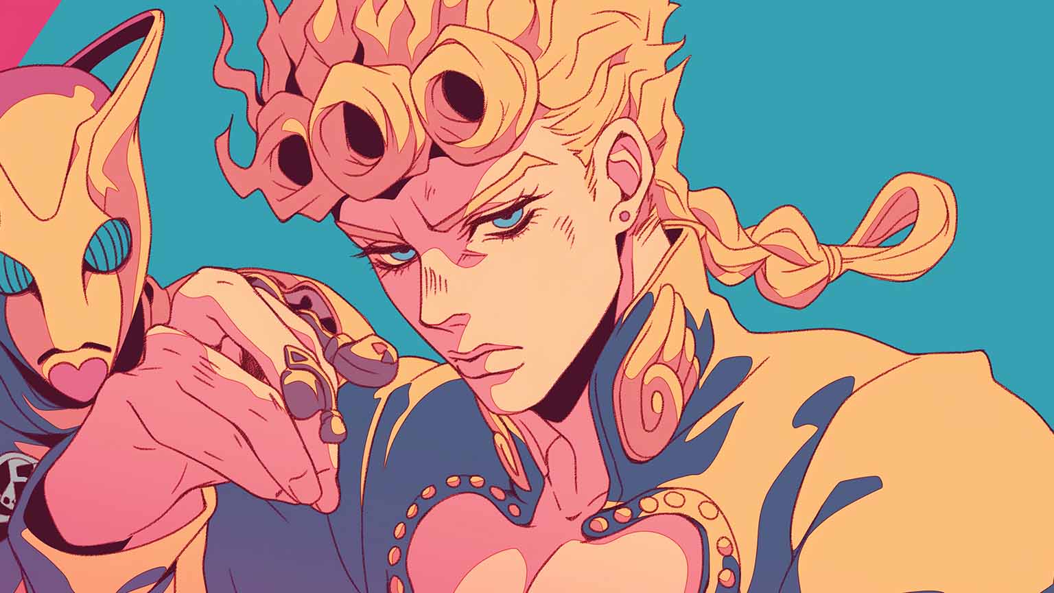 1536x864 Giorno Giovanna Stand Pose Desktop Wallpaper