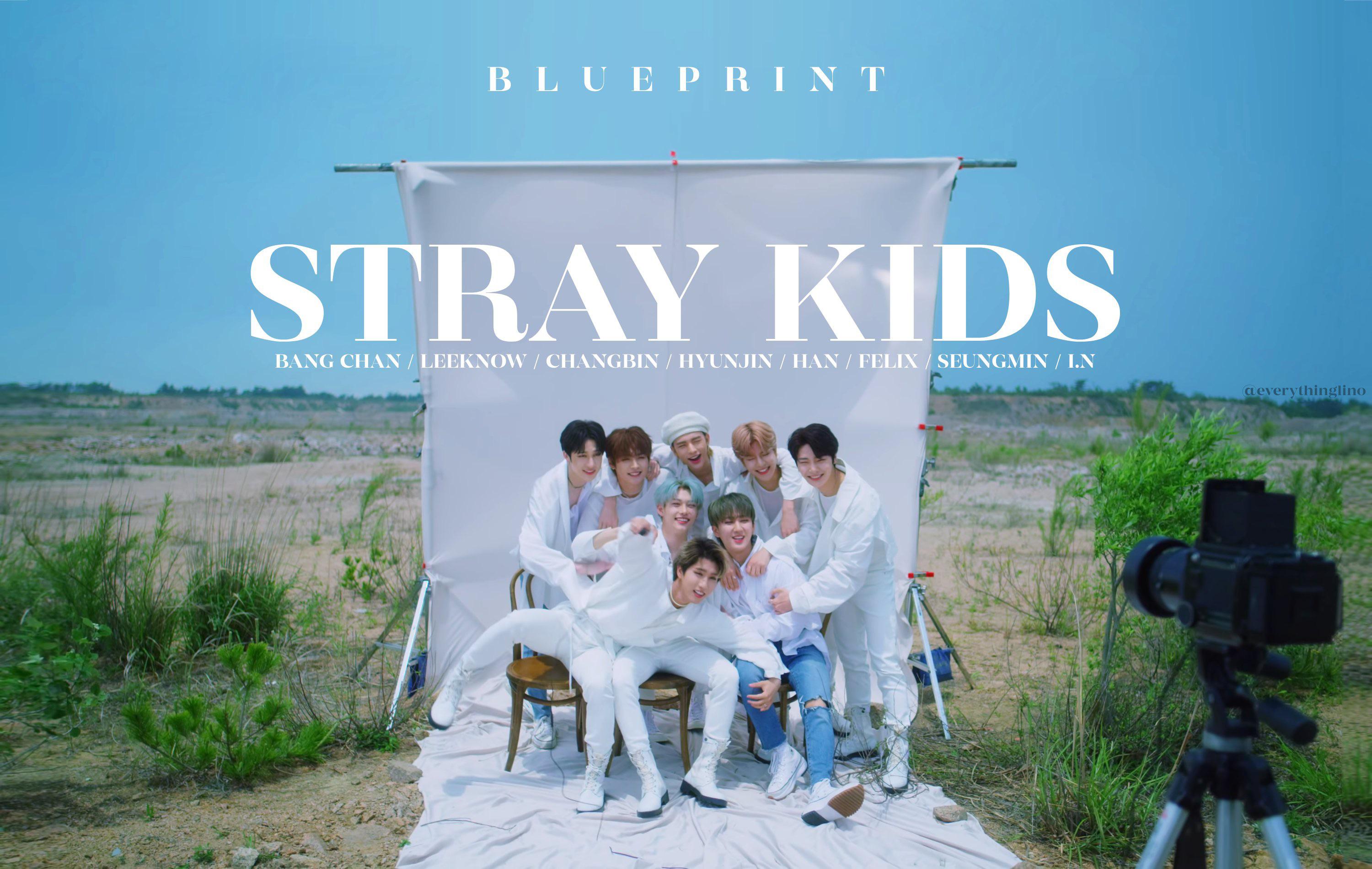 3000x1900 I made some Stray Kids “Blueprint” Desktop wallpaper (Download link in comments)