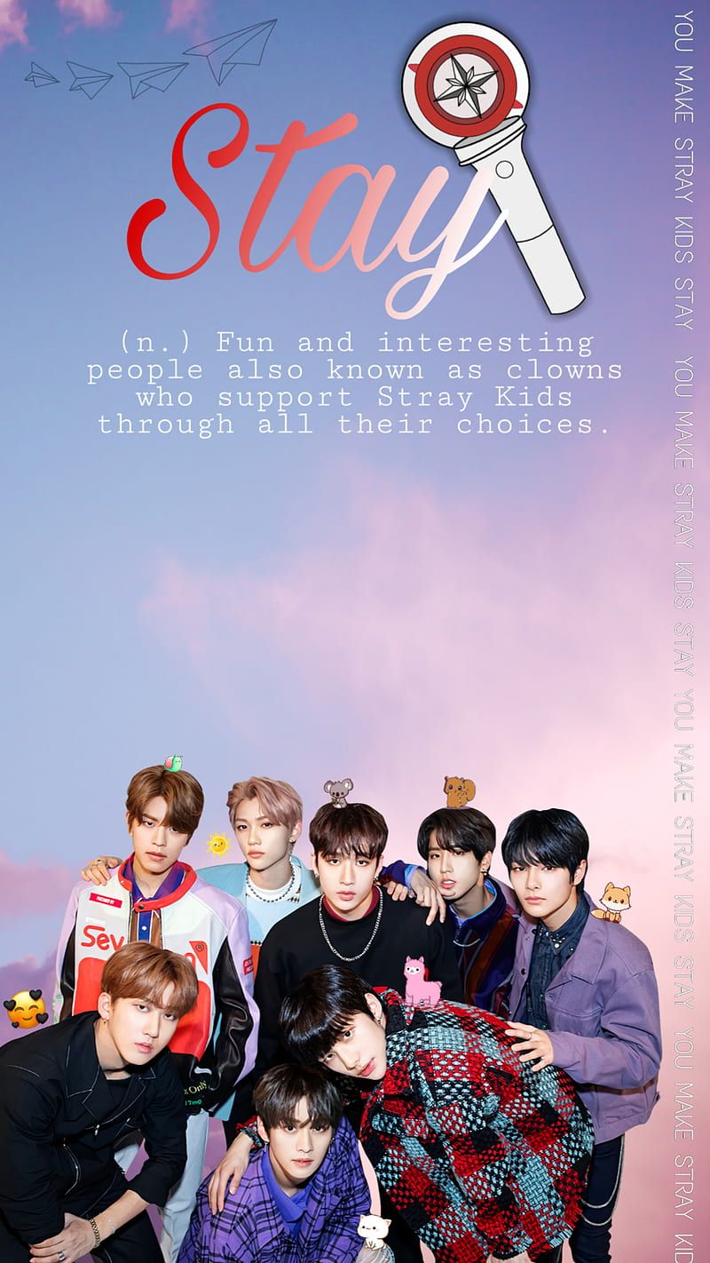 800x1422 SKZ Stay, aesthetic, cute, light stick, sky, stays, stray kids, HD phone wallpaper