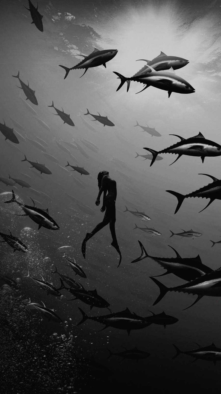 736x1308 Underwater Dive iPhone Wallpaper