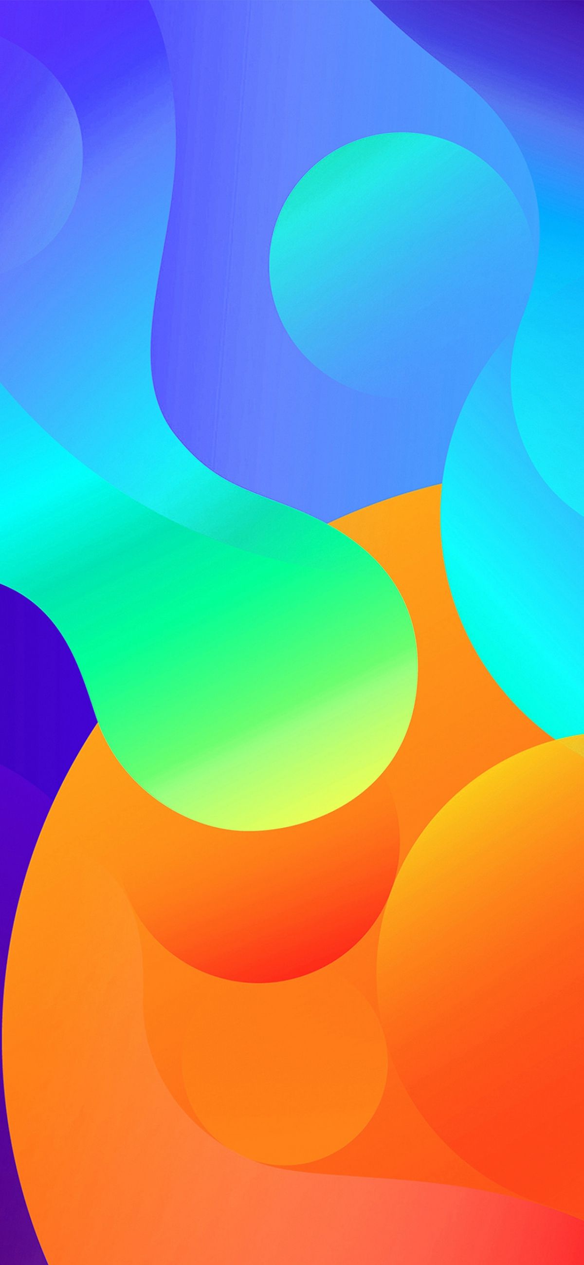 1200x2598 Minimal Colorful Abstract Art