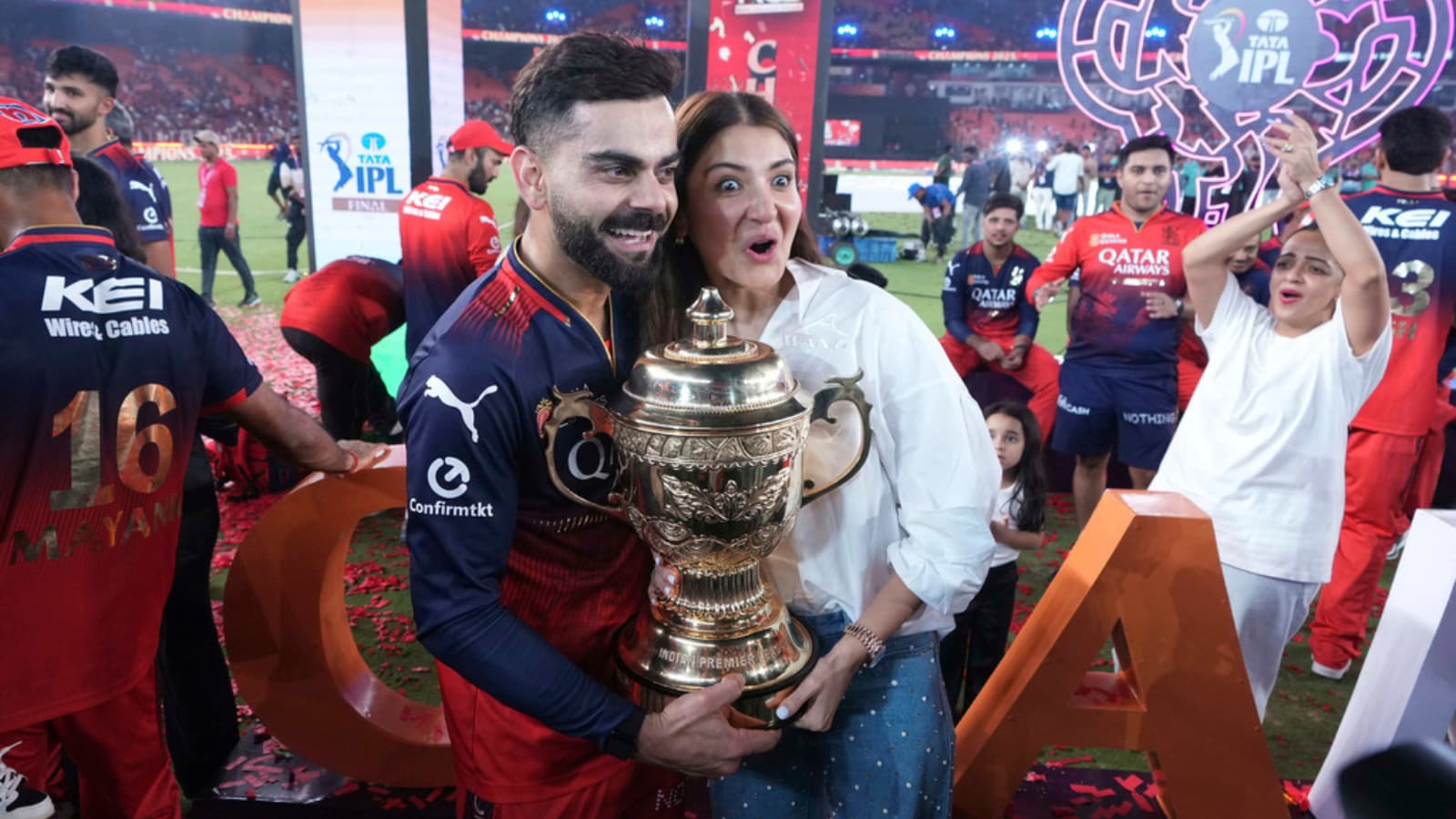 1600x900 Virat Kohli With IPL Trophy: Kohli Pens Emotional Note After IPL Win; 'Years Of Heartbreaks & Disappointment'