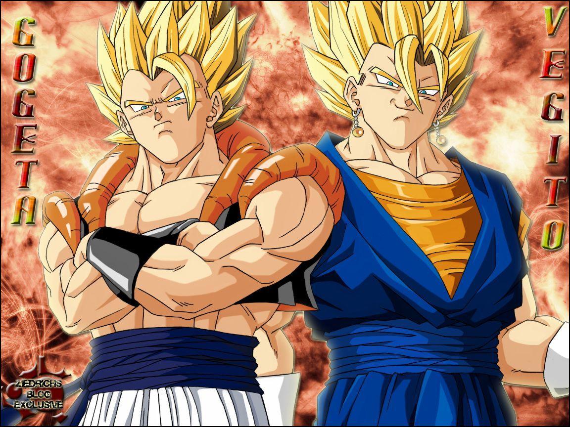 dragon ball z gogeta and vegito super saiyan 4