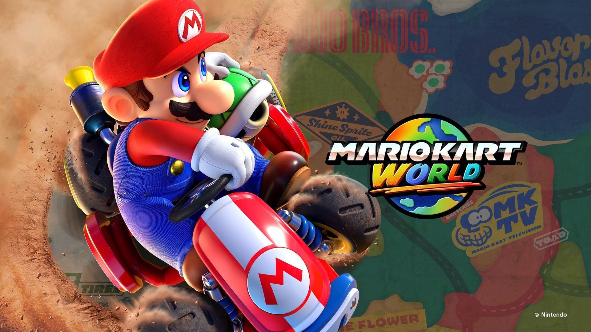 1920x1080 Download Mario Kart World HD Wallpaper
