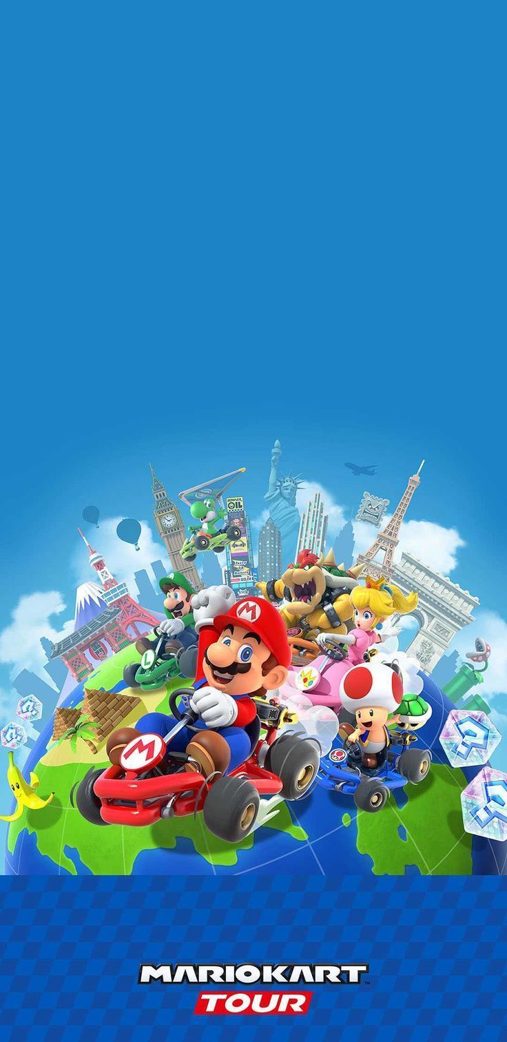 736x1512 Mario Kart iPhone Wallpaper
