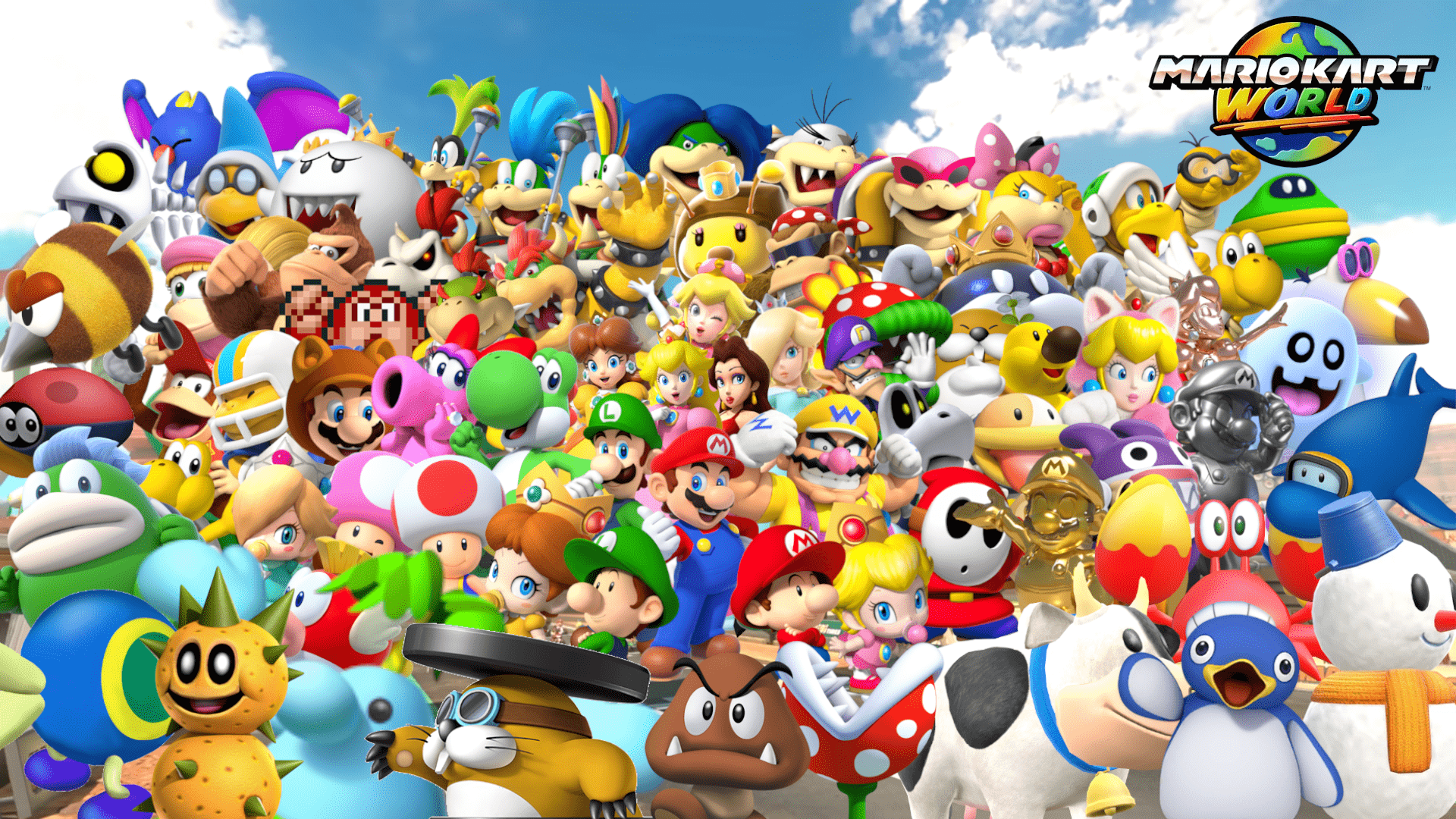 1920x1080 You guys like my Mario Kart wallpaper I made?