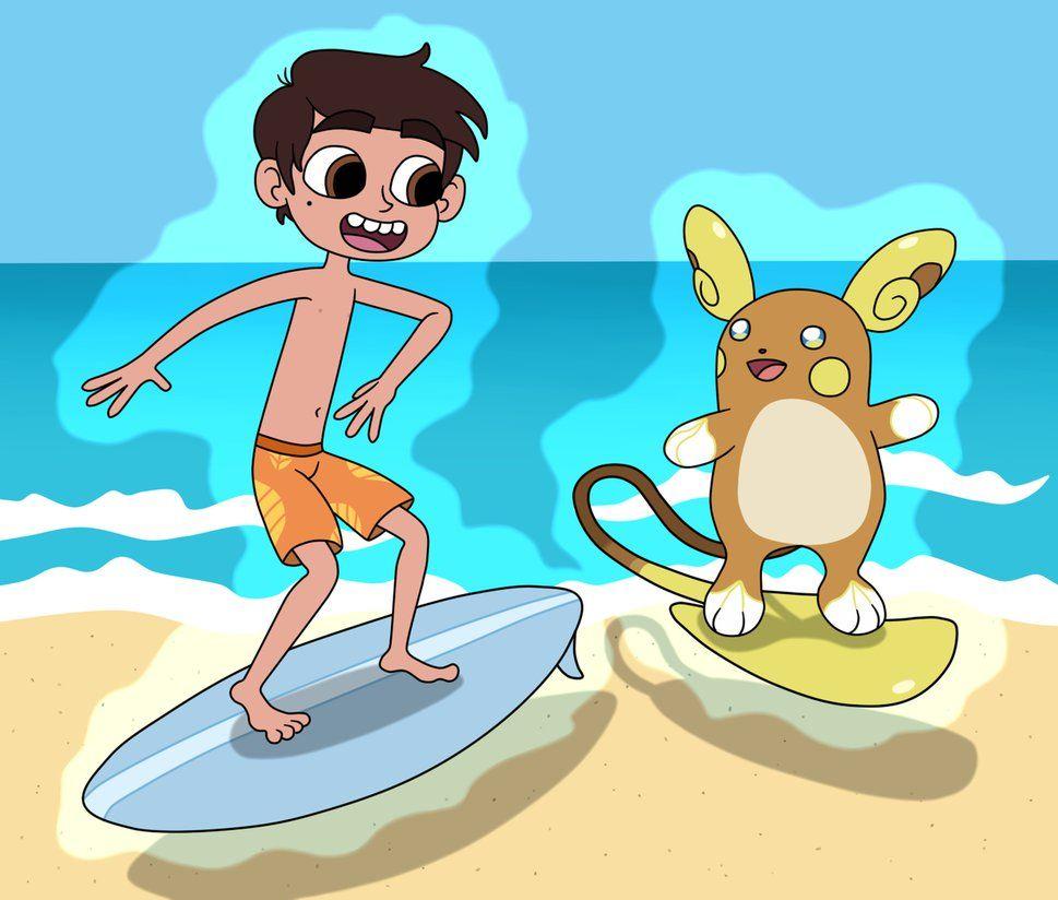 969x824 Marco And Alola Raichu Are Surfing In Midair By Deaf Machbot
