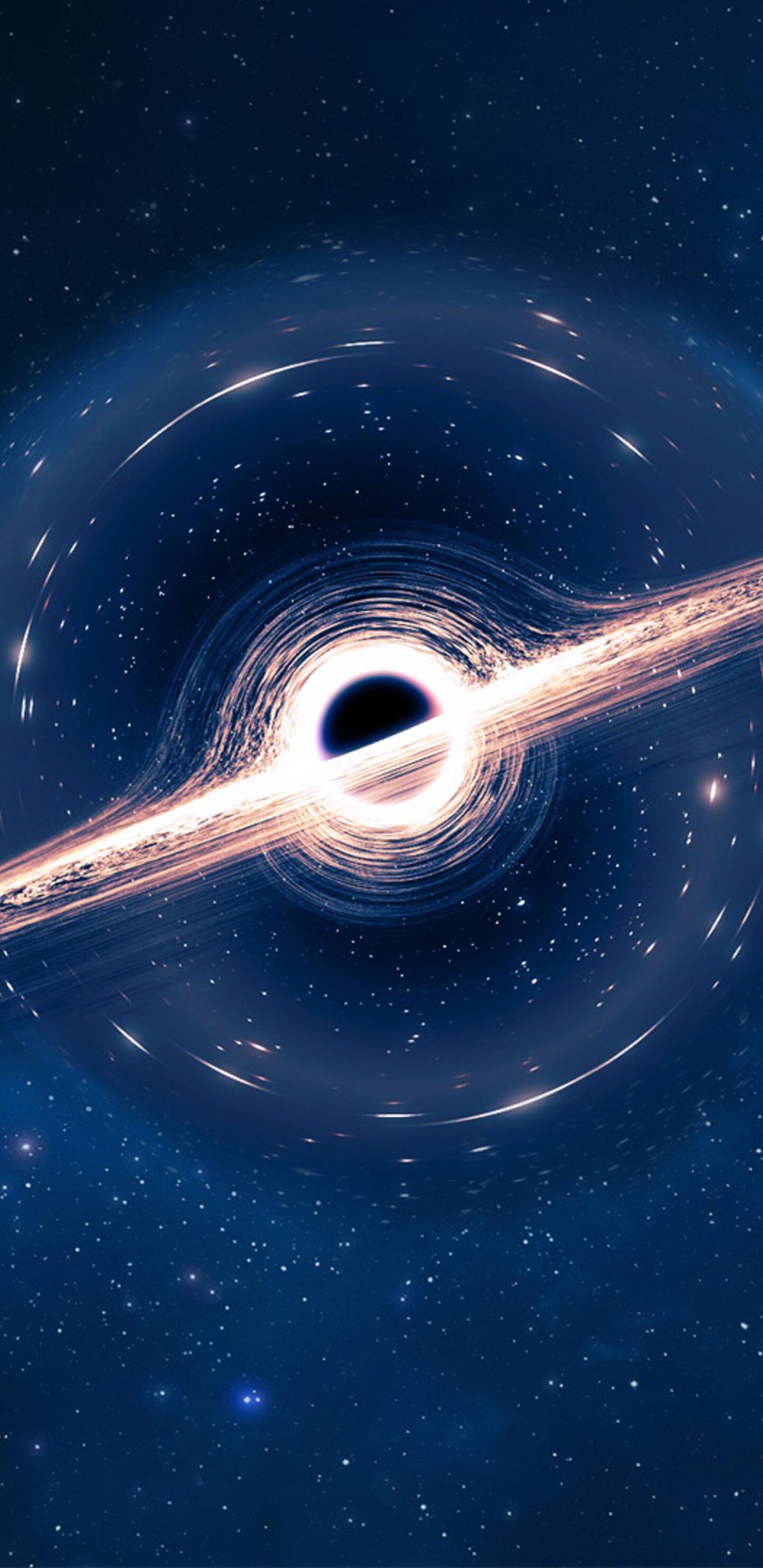 1440x2960 Black Hole Wallpaper