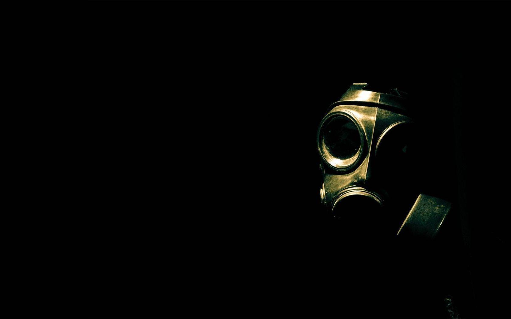 1680x1050 gas mask wallpaper hd