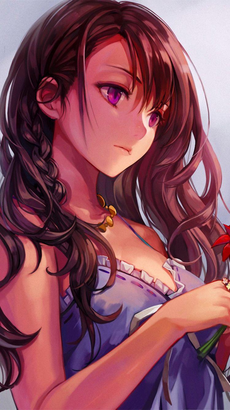 750x1334 Anime Girl (750x1334) Wallpaper