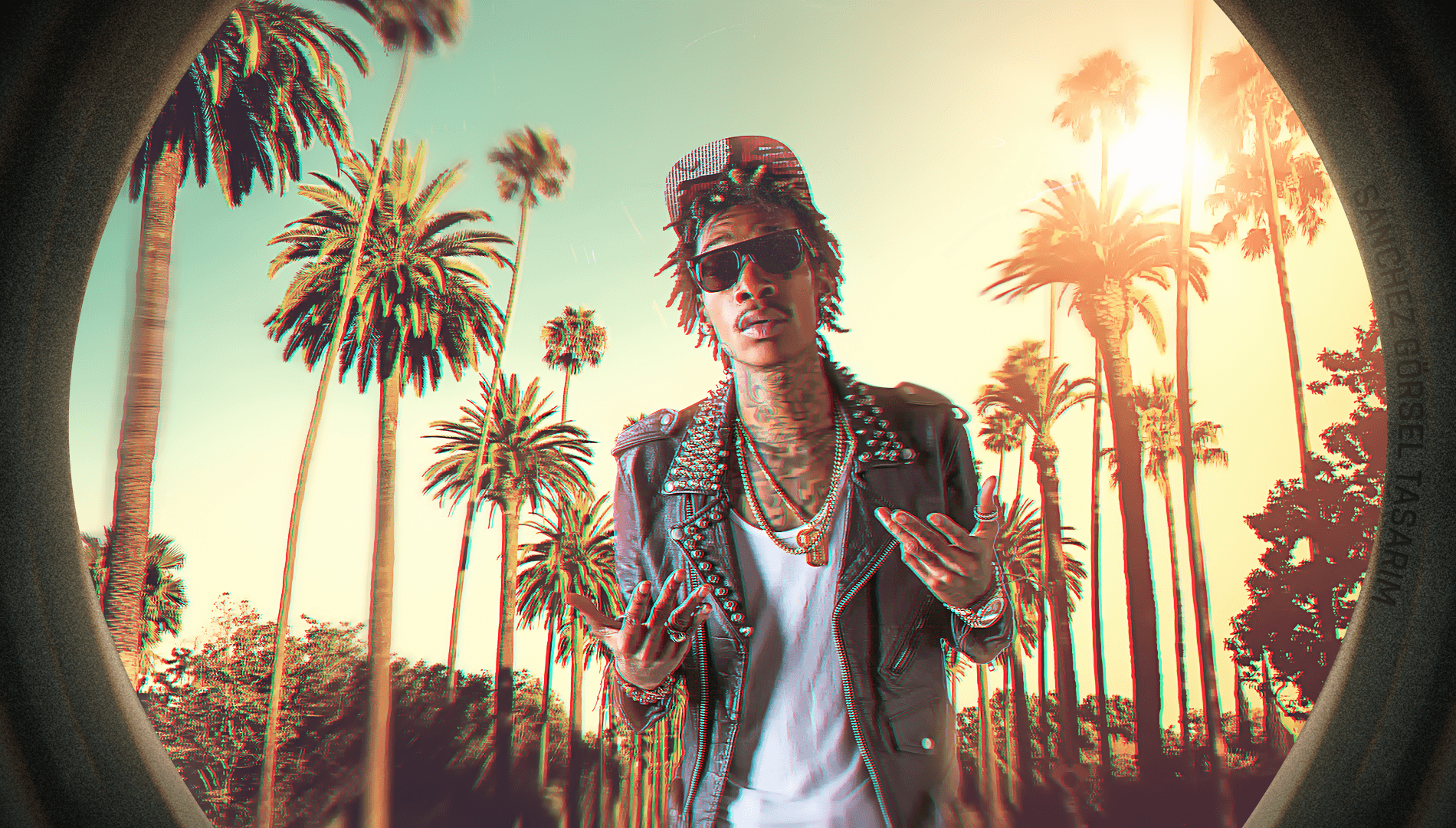 1900x1080 Background: Wiz Khalifa Background
