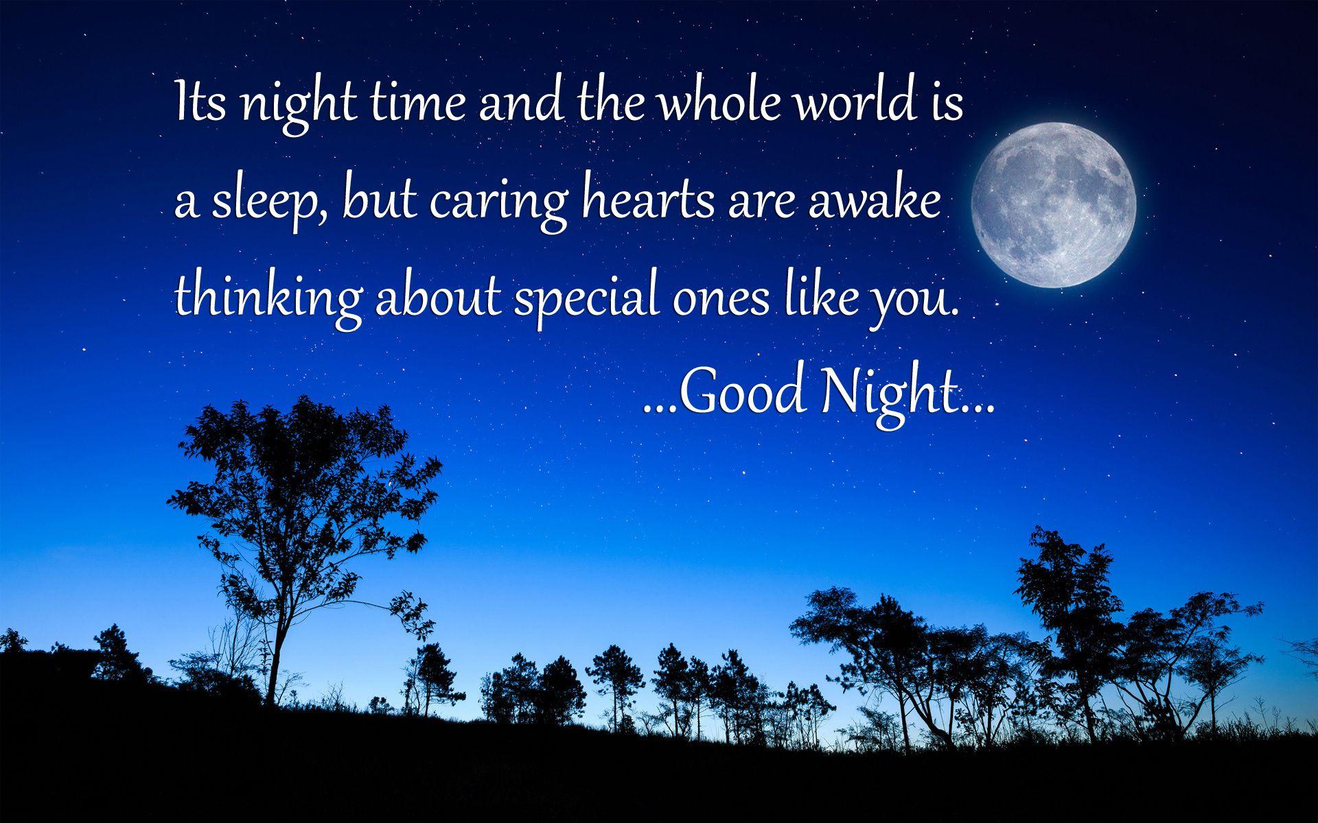 1920x1200 Beautiful Good Night Quote HD Wallpaper Good Night