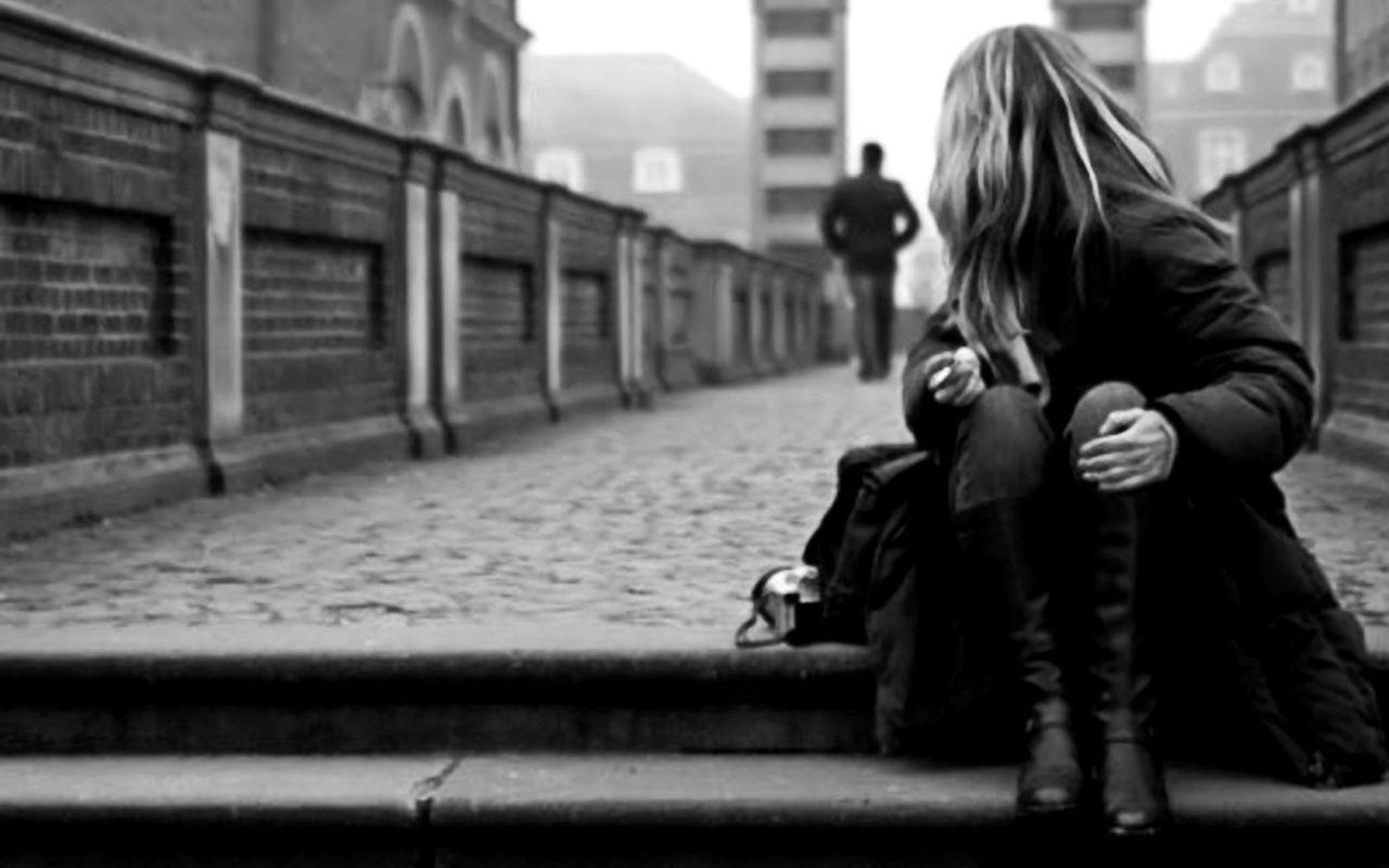 1280x800 Girl And Boy Sad, HD Wallpaper & background Download