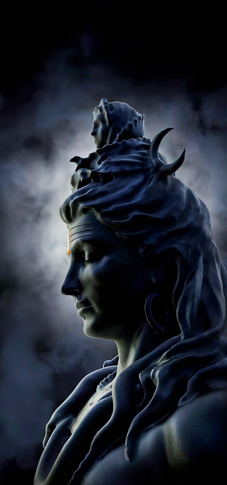 736x1571 Shiva HD Wallpaper