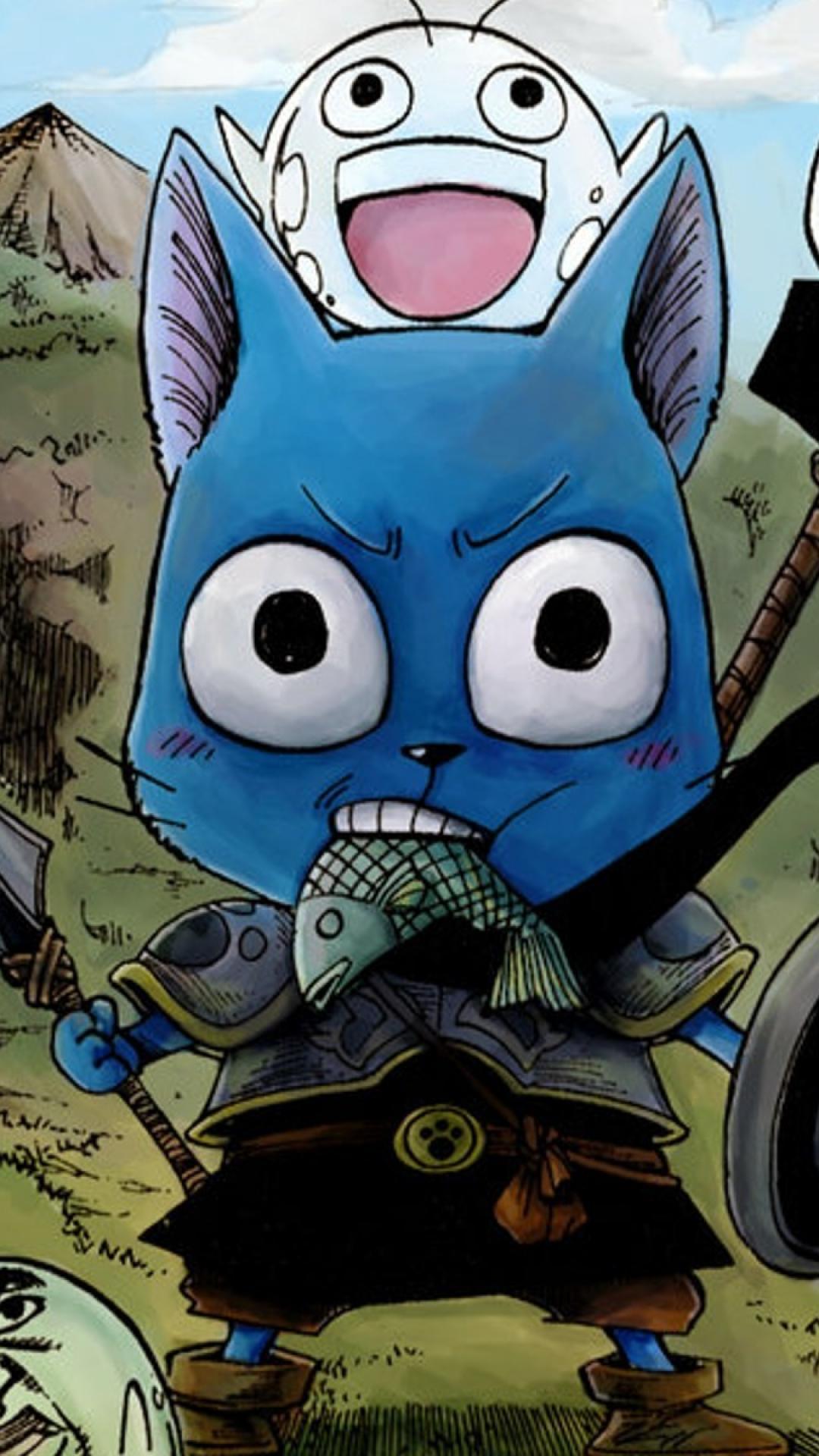 1080x1920 Free download Fairy tail happy fairy tail cats wallpaper 52943