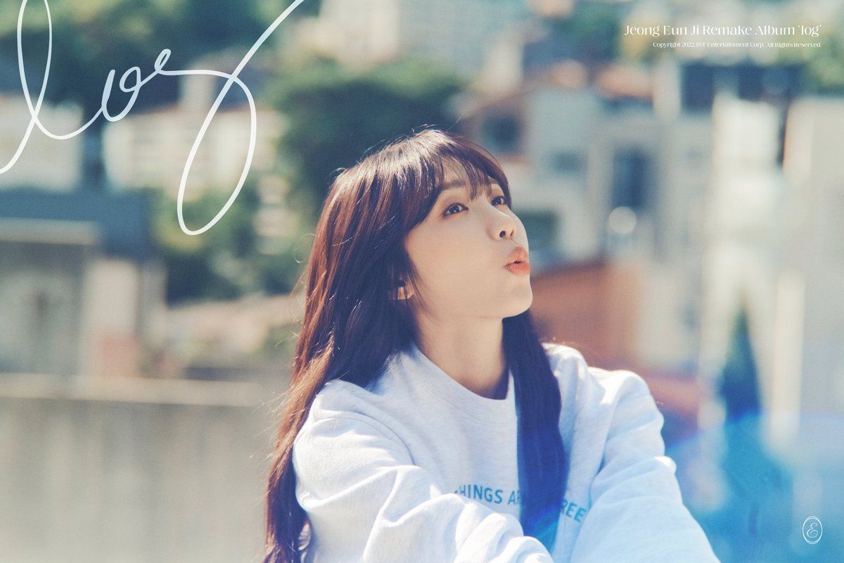 1200x800 Jeong Eun Ji Remake Album log Official Poster Concept Daily Log