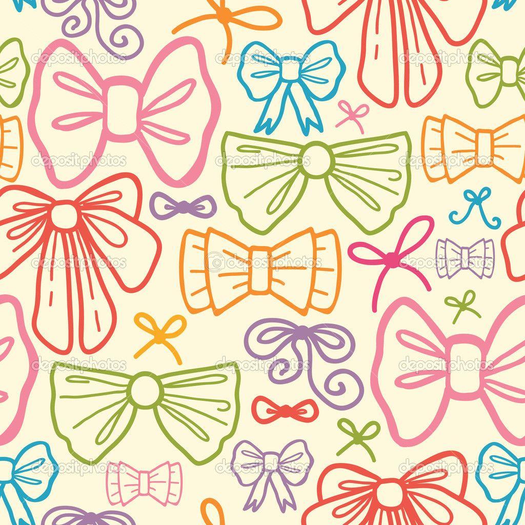 1024x1024 Colorful bows seamless pattern background. Background Check All