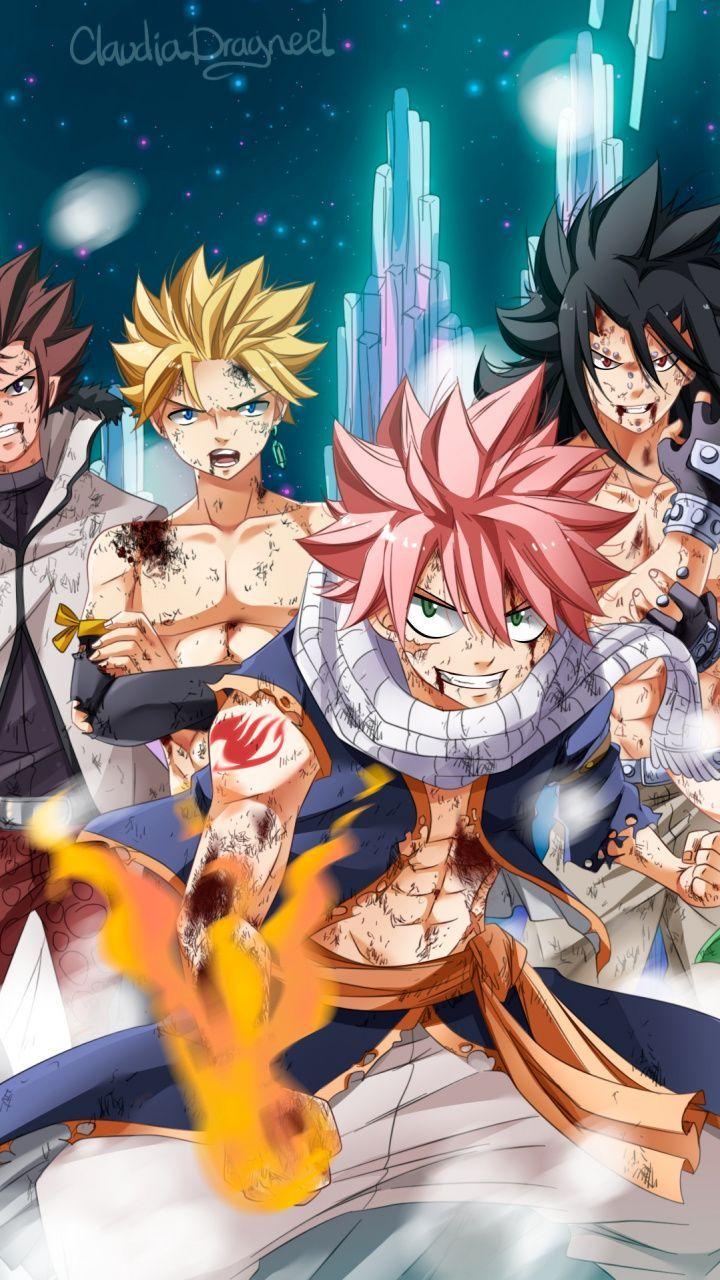 720x1280 Anime, lead characters, Fairy Tail wallpaper. Anime, Fairy tail