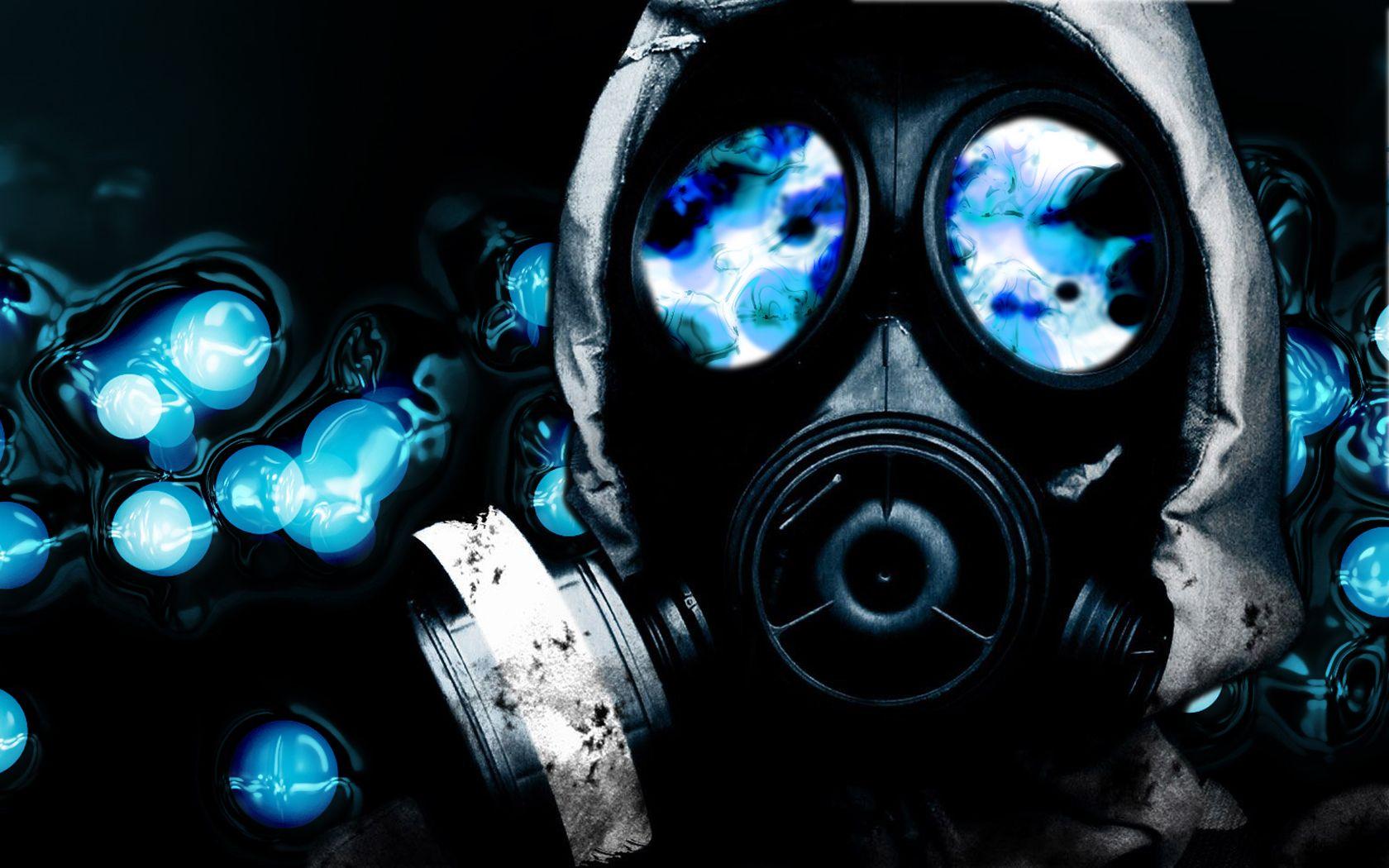 Neon Gas Mask Wallpapers Top Free Neon Gas Mask Backgrounds