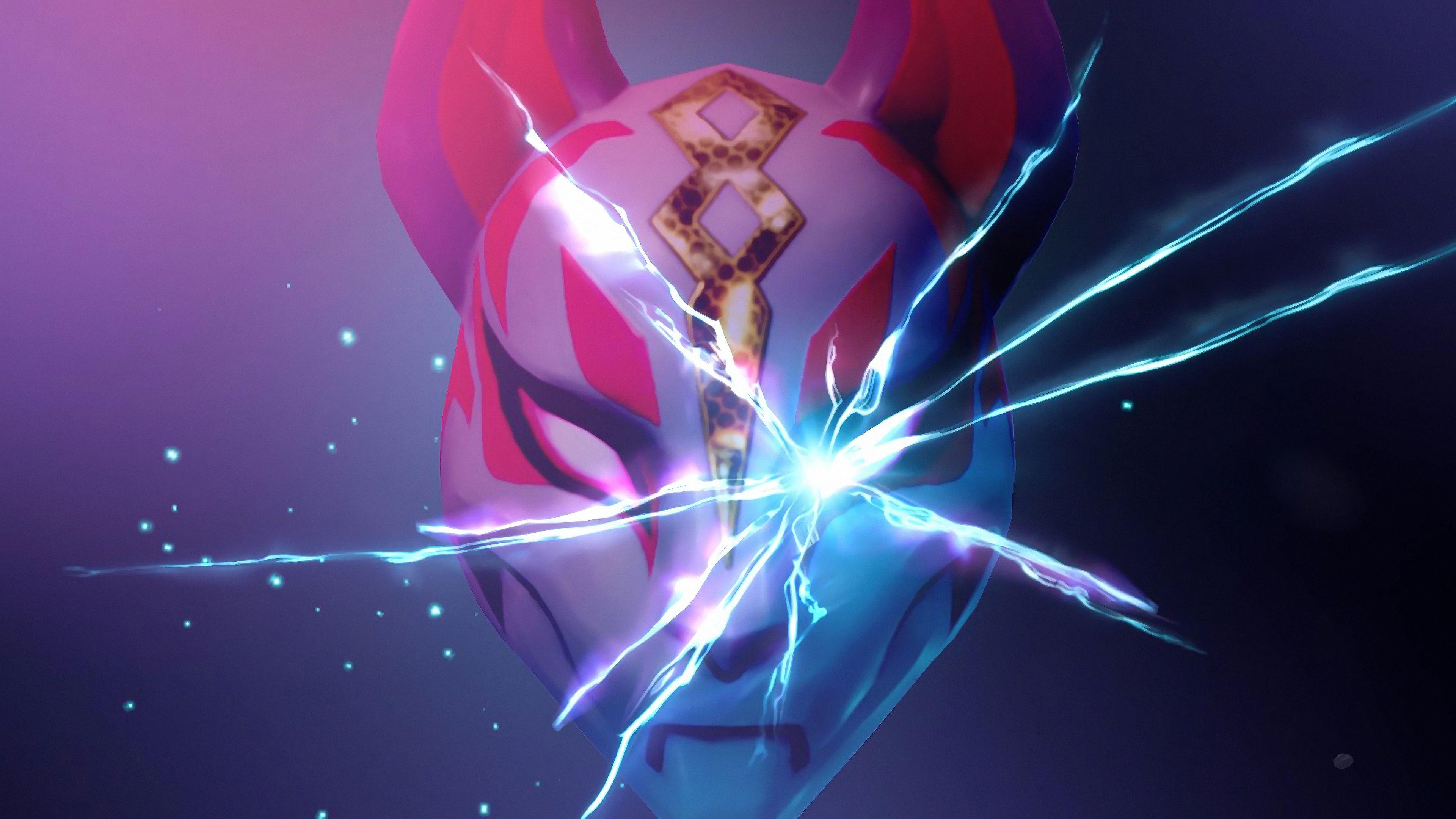 3840x2160 Kitsune Mask Drift Fortnite Battle Royale Drift Mask