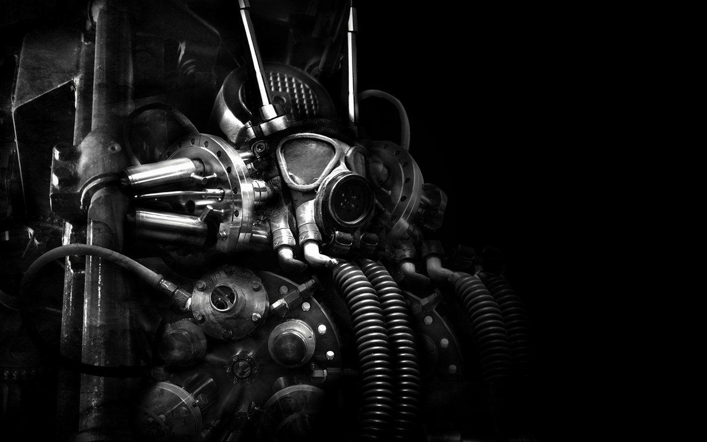 1440x900 Gas Mask Wallpaper And Background Image Horror Art Gas Mask