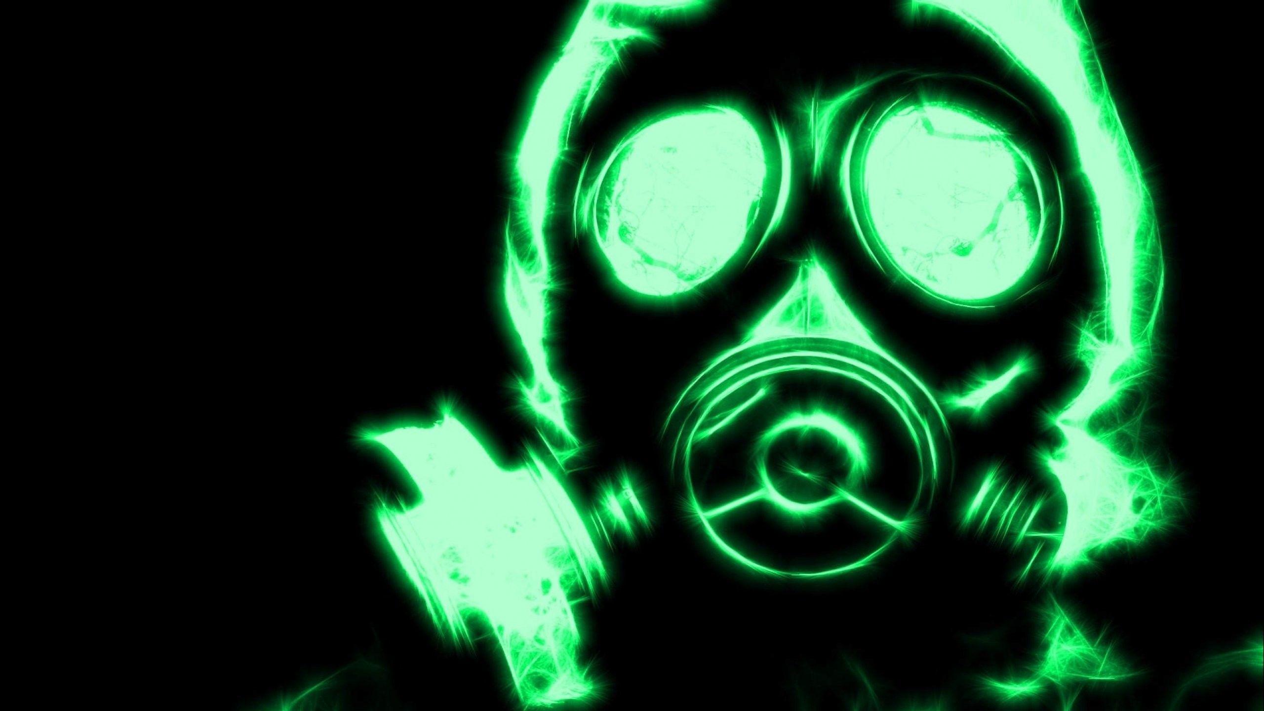 2560x1440 Gas Mask Wallpaper
