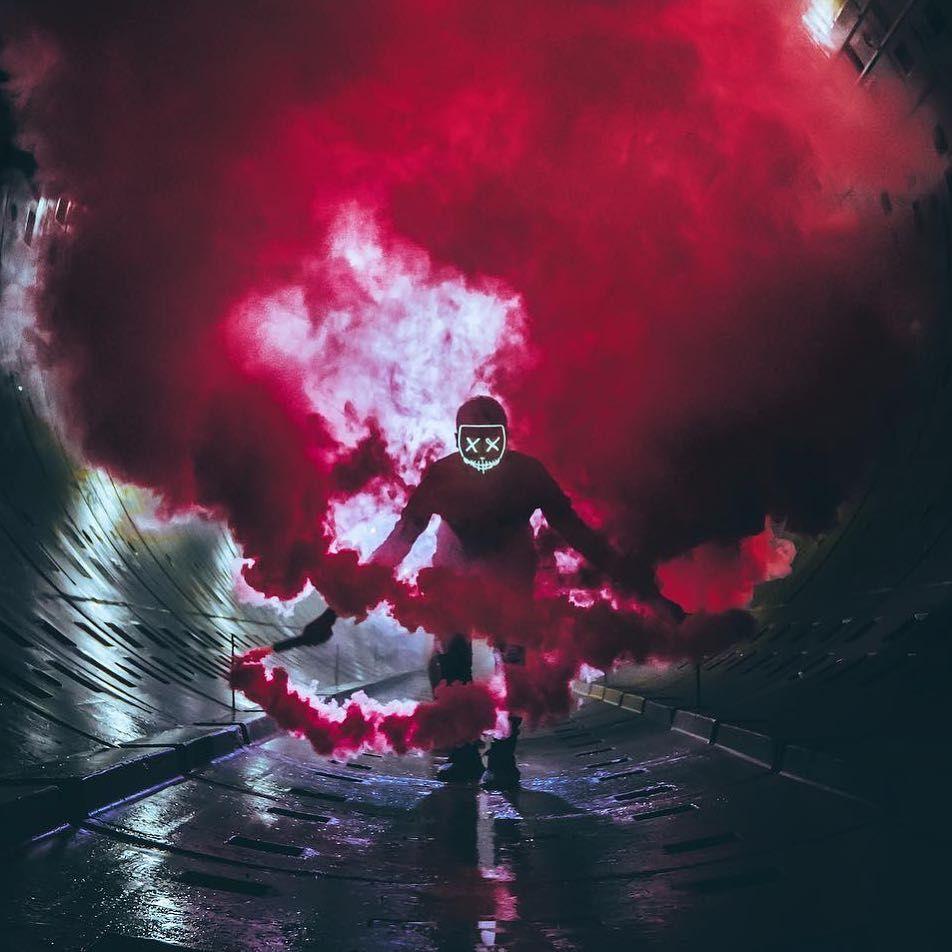 952x952 LED Light Mask. Smoke photography, Smoke art, Smoke bomb photography