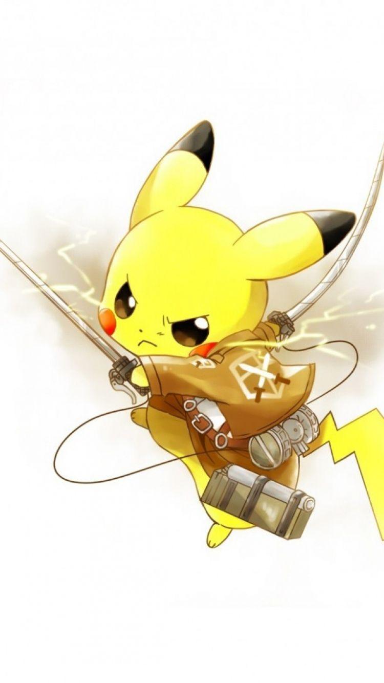 Cute Poor Pikachu iPhone 8 Wallpapers Free Download