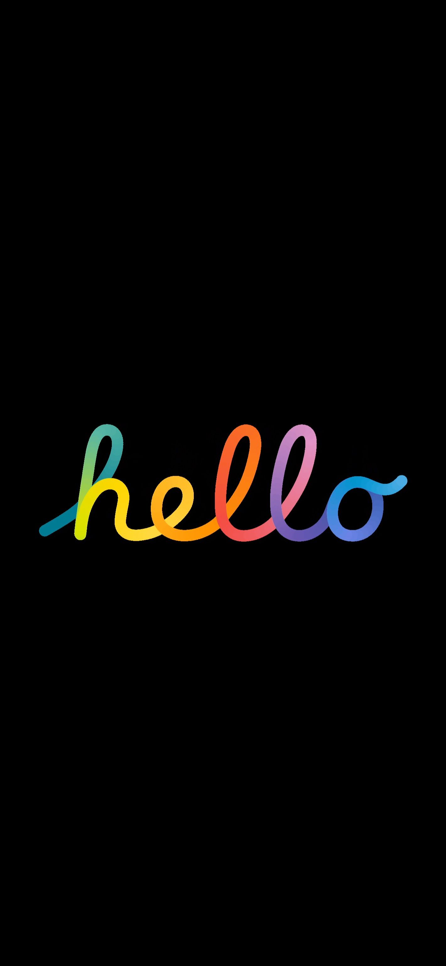 1420x3072 Hi' Wallpaper